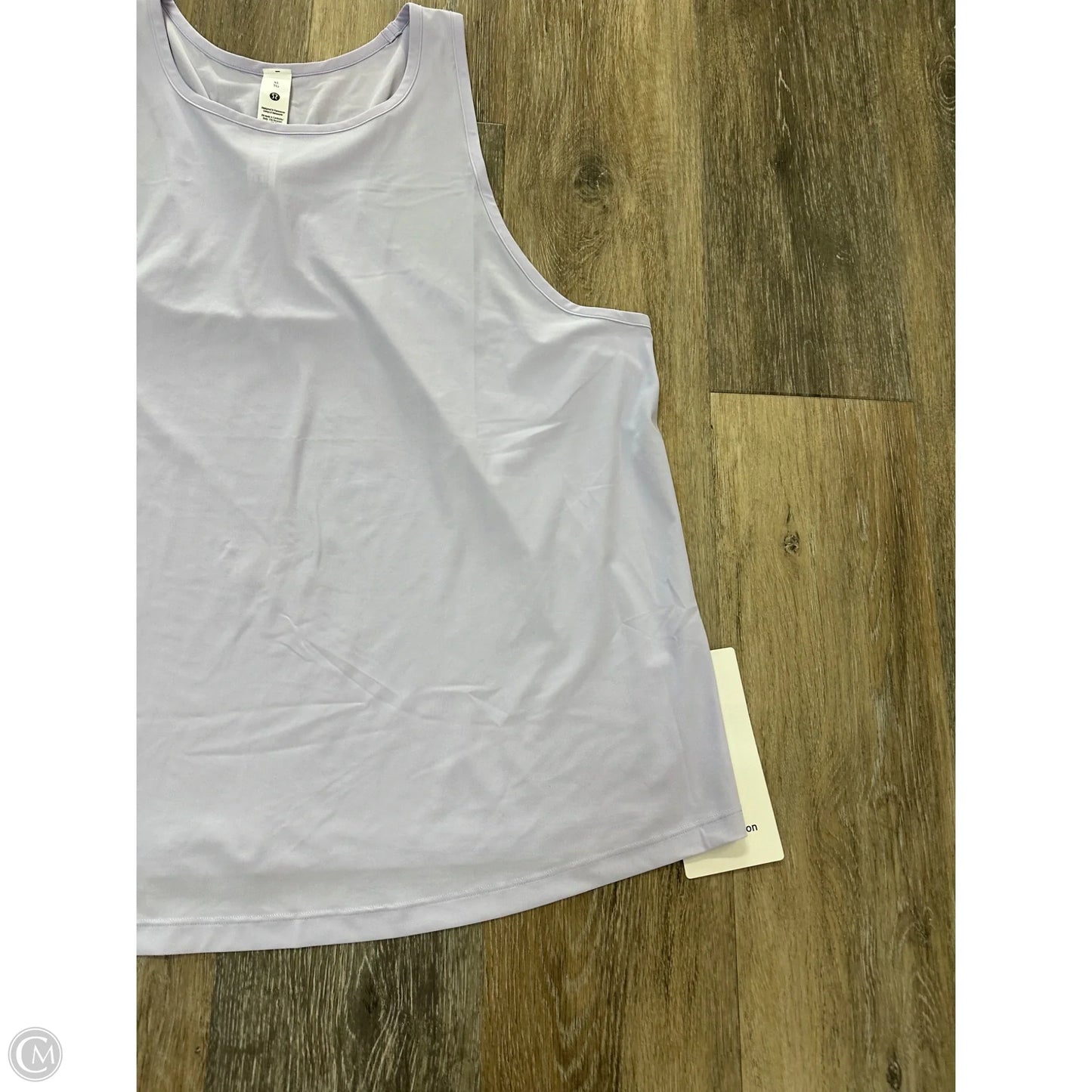 Athletic Tank Top By Lululemon In Purple, Size: Xl