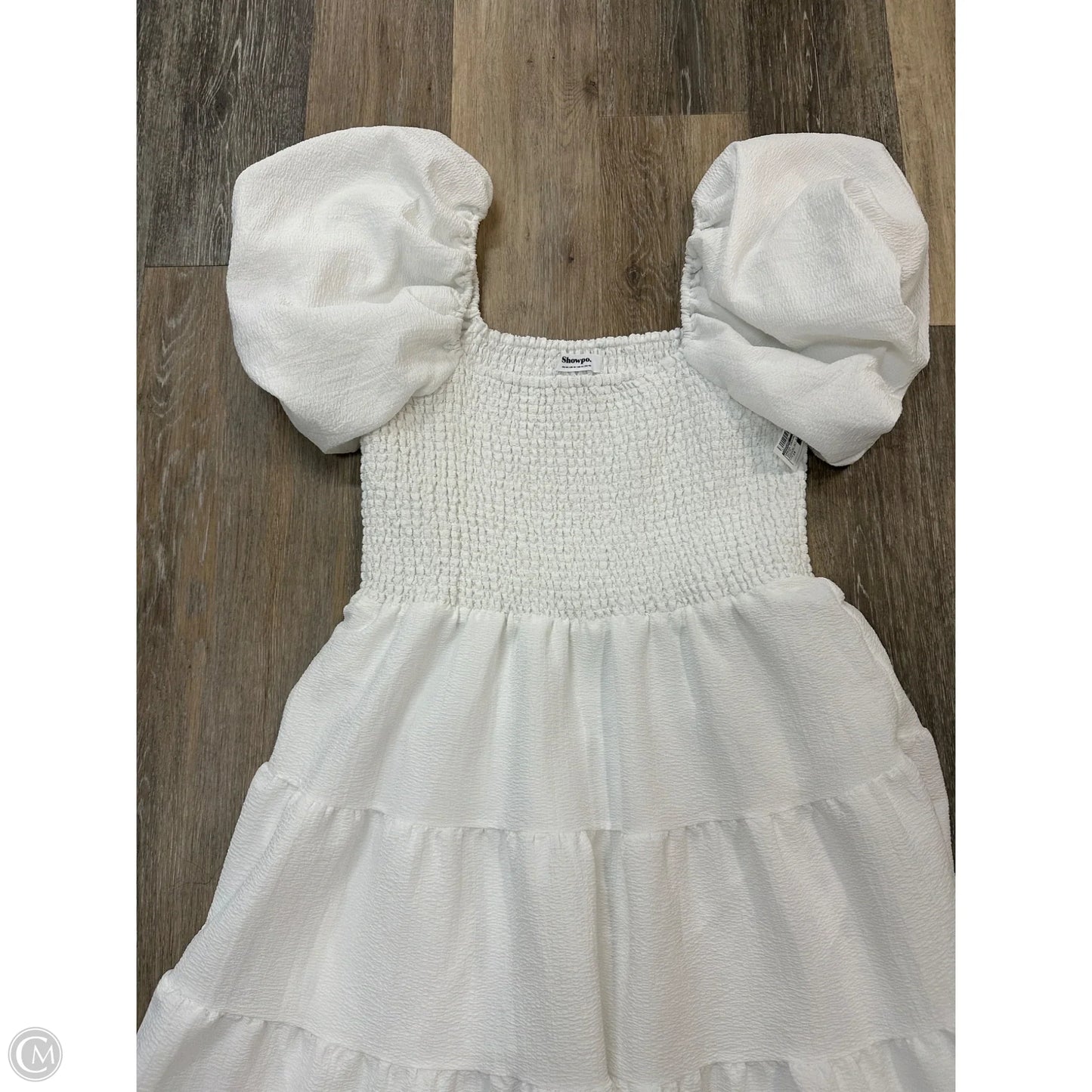 Dress Casual Maxi By Showpo In White, Size: 14