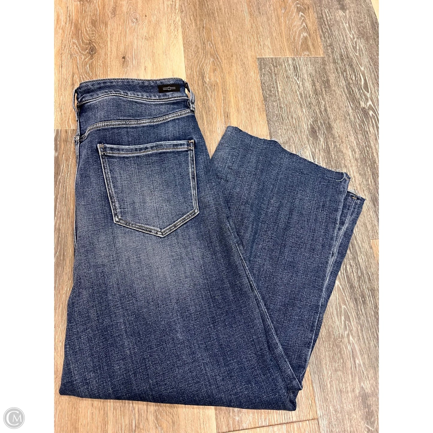 -Jeans Wide Leg By Liverpool In Blue Denim, Size: 12/31