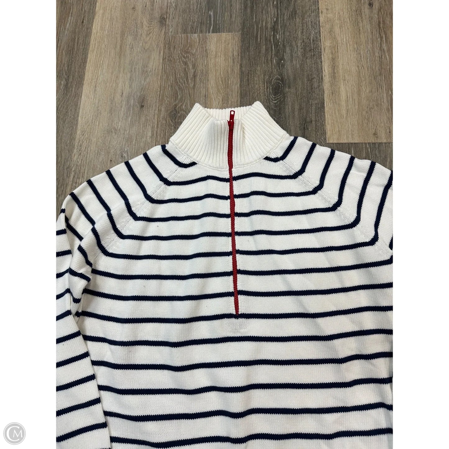 Sweater By Pink Pineapple In Striped Pattern, Size: Xl
