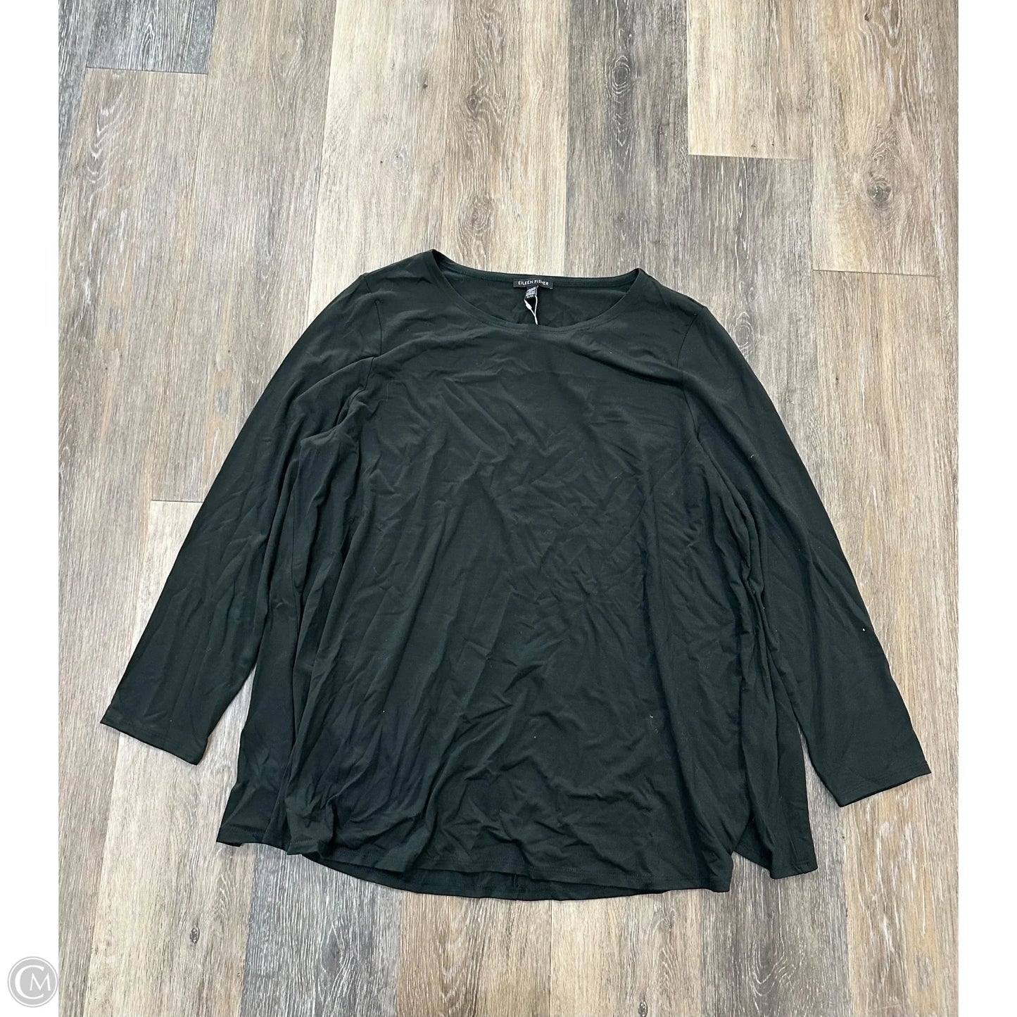 Tunic Long Sleeve By Eileen Fisher In Green, Size: Xl