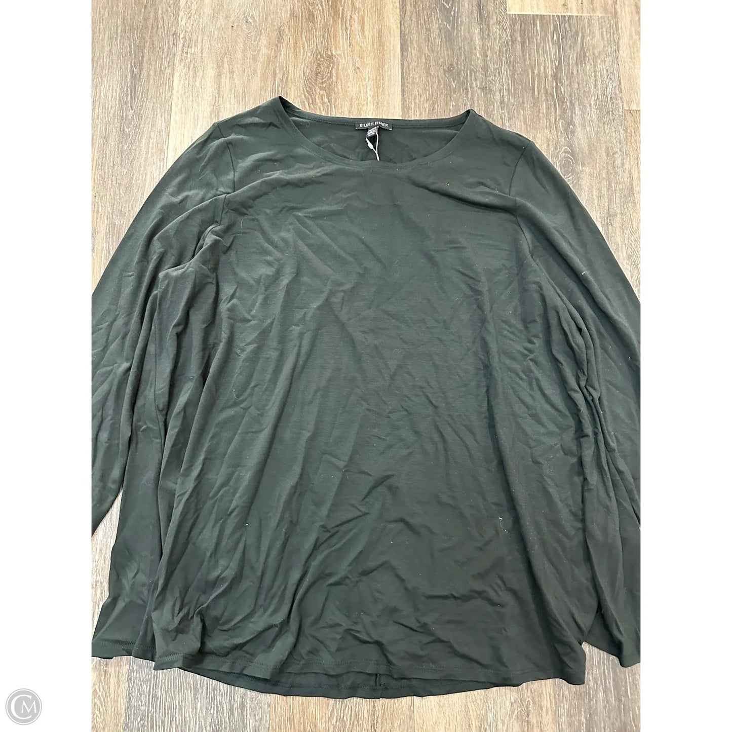 Tunic Long Sleeve By Eileen Fisher In Green, Size: Xl