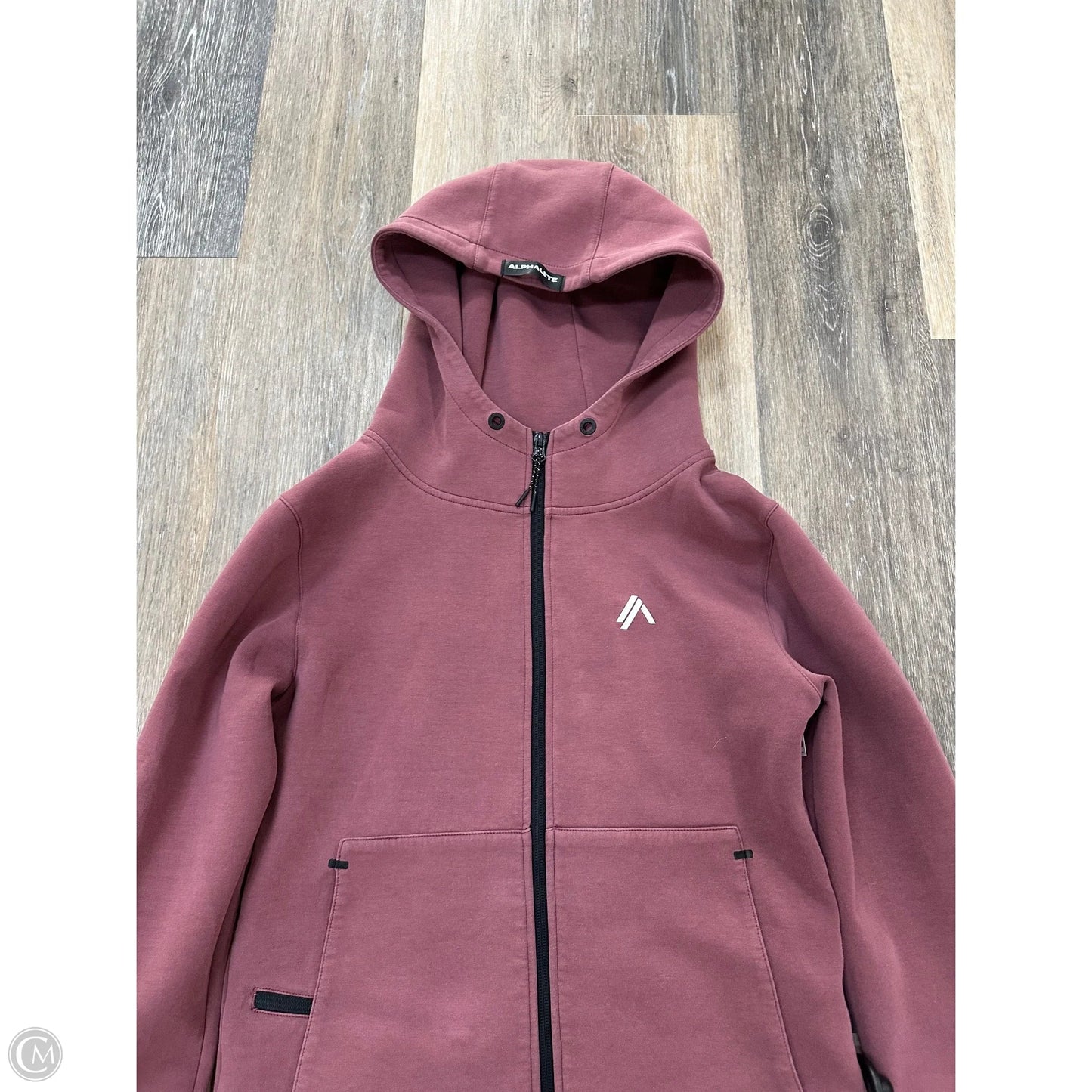 Athletic Sweatshirt Hoodie By Alphalete In Mauve, Size: M