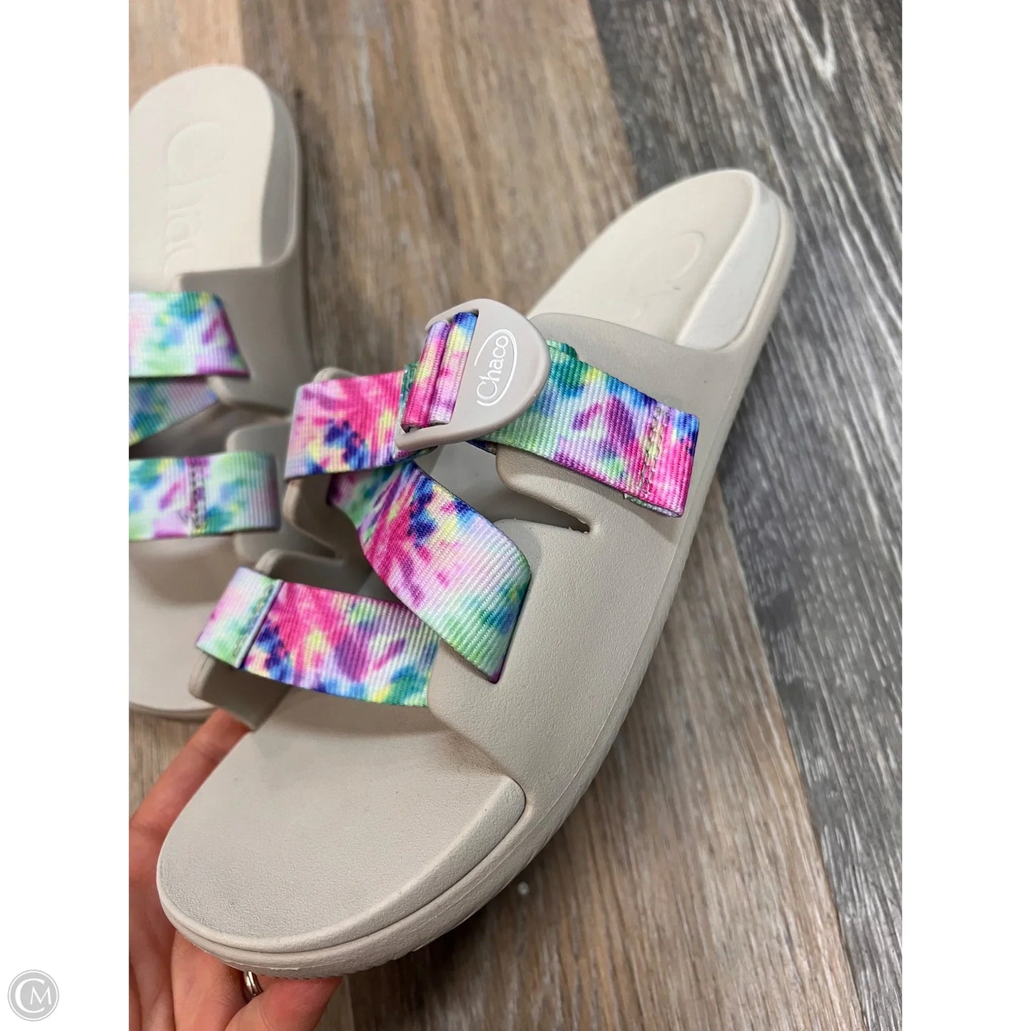 Sandals Flats By Chacos In Multi-colored, Size: 9