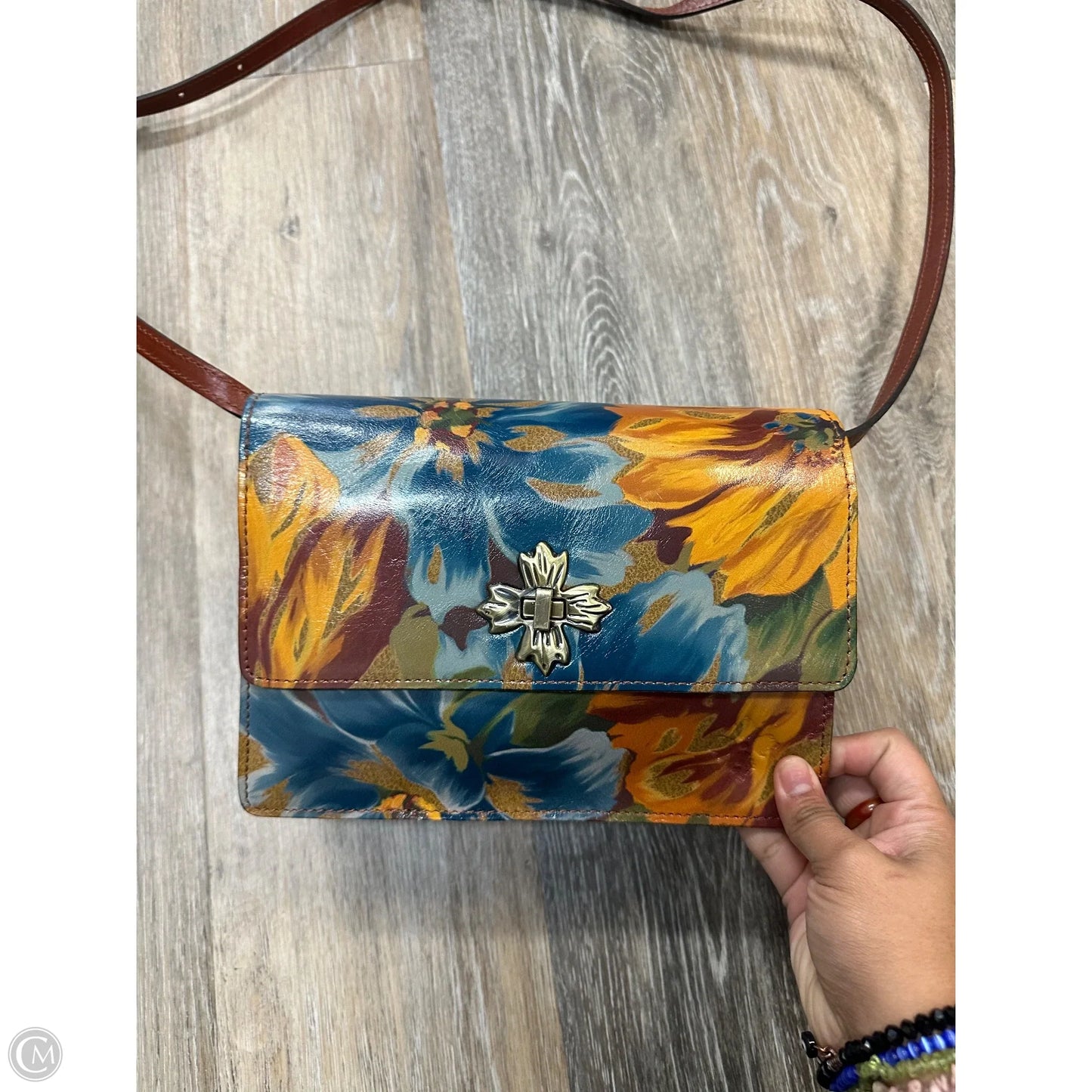 Crossbody Designer By Patricia Nash, Size: Medium