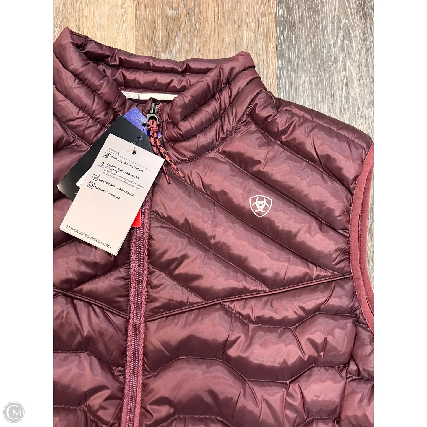 Vest Puffer & Quilted By Ariat In Purple, Size: Xxl