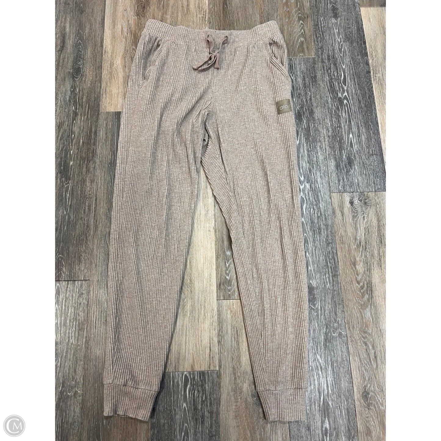 Athletic Pants By Alo In Tan, Size: M