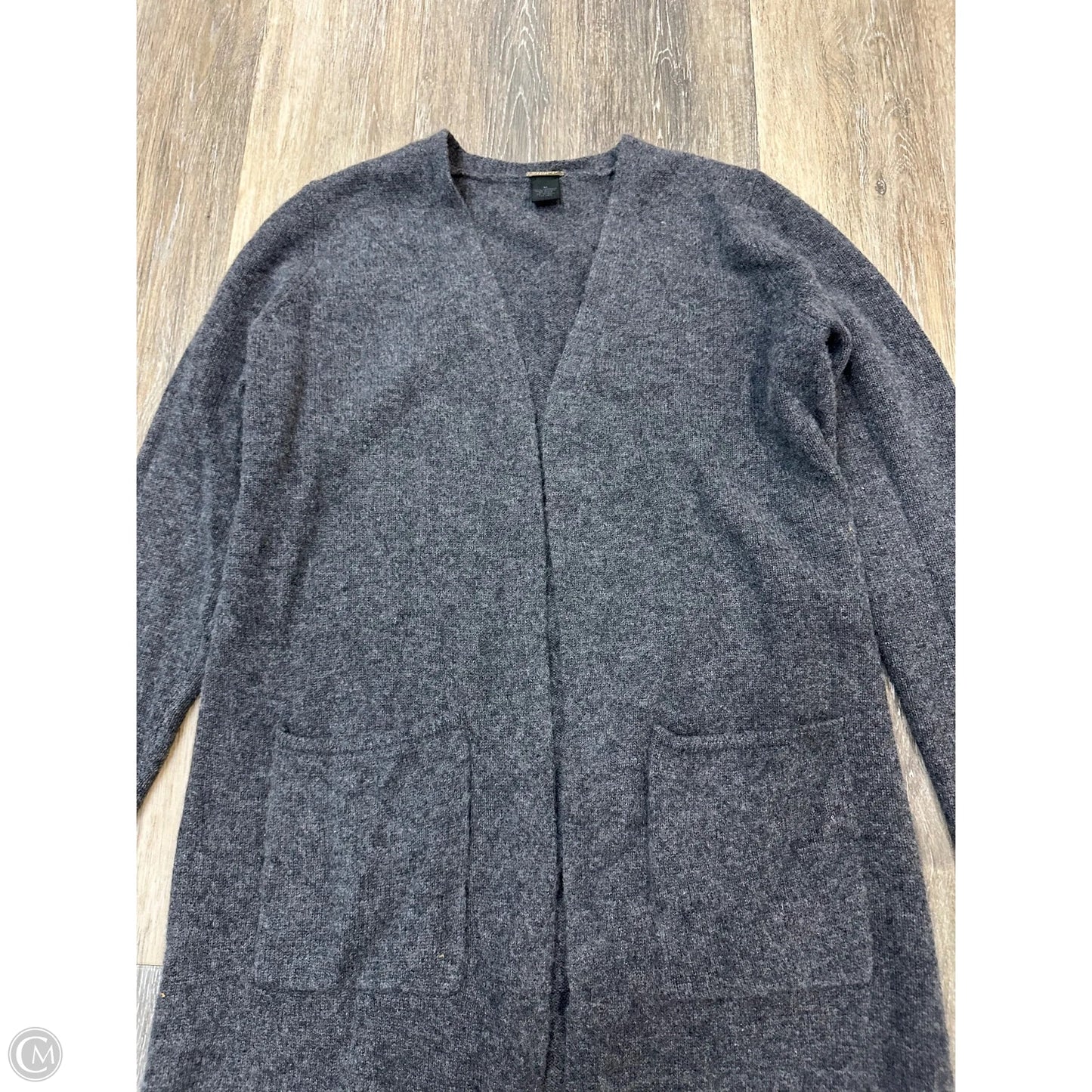 Sweater Cardigan Cashmere By Magaschoni In Grey, Size: M