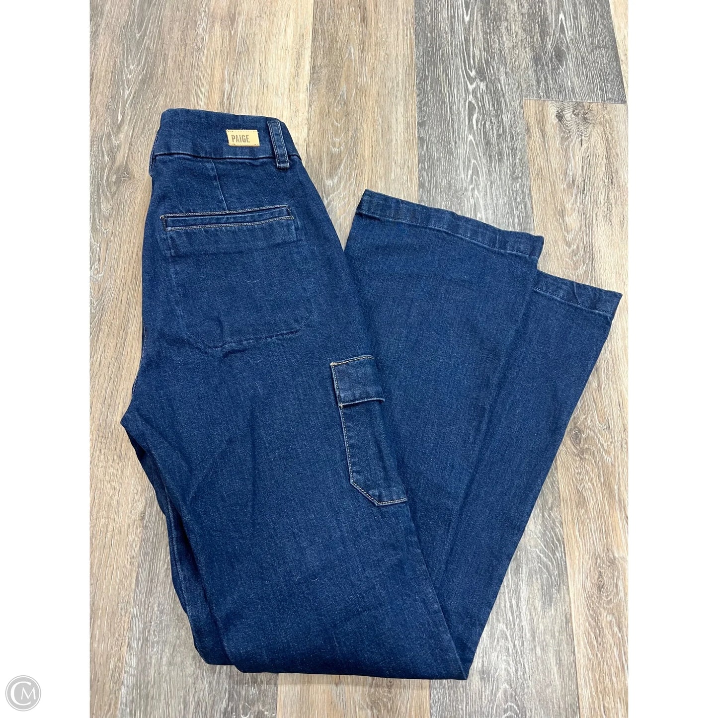 Jeans Flared By Paige In Blue Denim, Size: 8/29