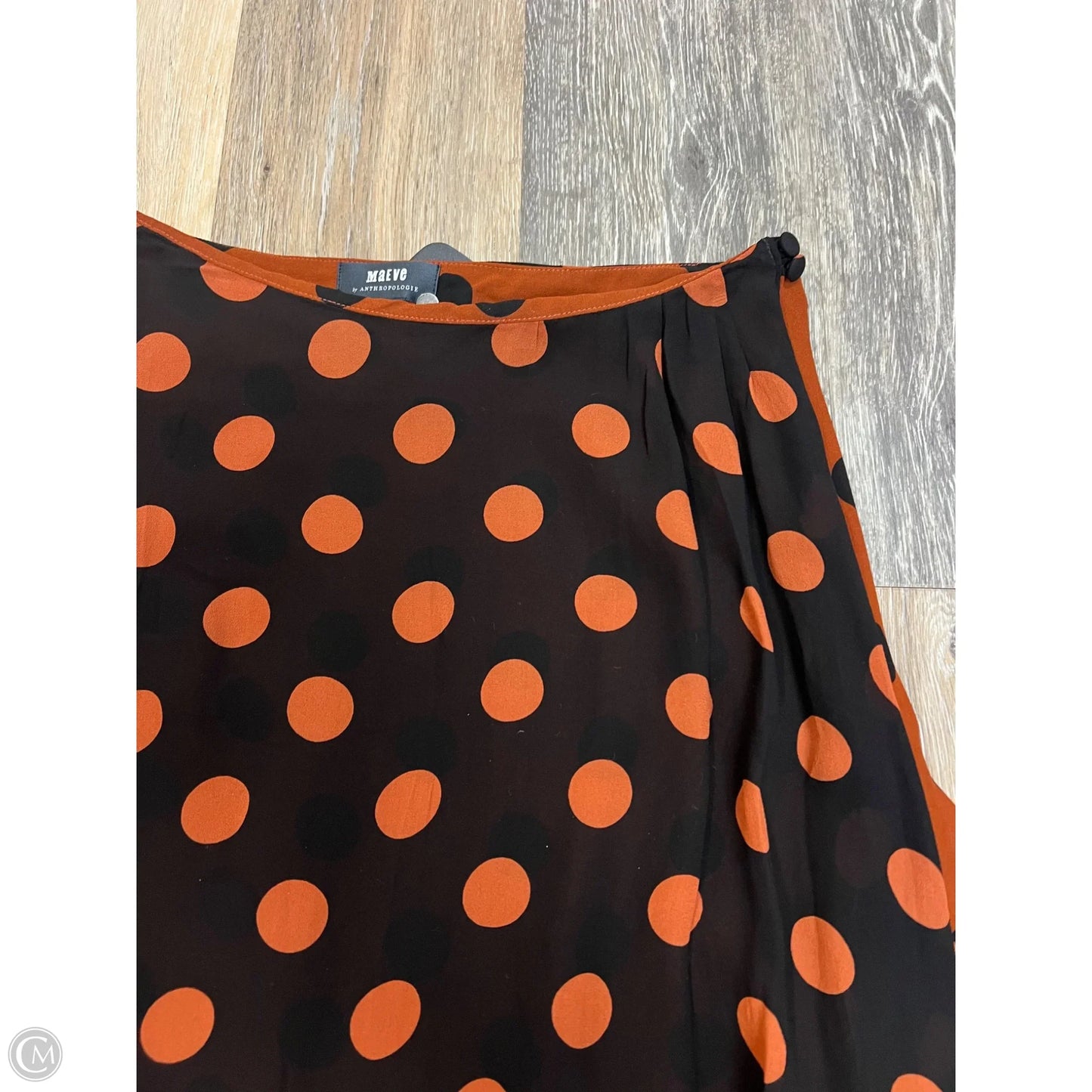 Skirt Maxi By Maeve In Polkadot Pattern, Size: S