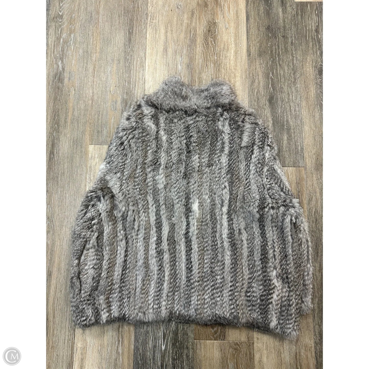 Jacket Faux Fur & Sherpa By Joie In Grey, Size: M
