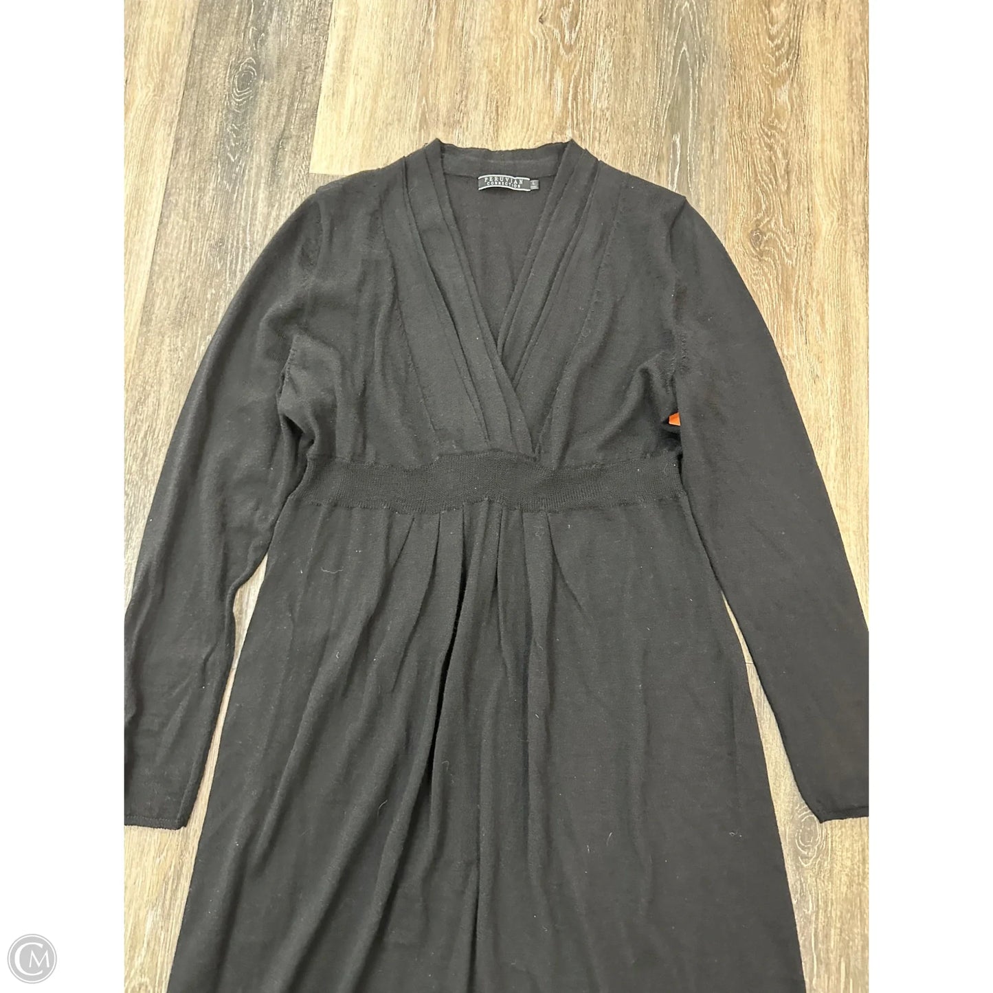 Dress Casual Midi By Peruvian Connection In Black, Size: L
