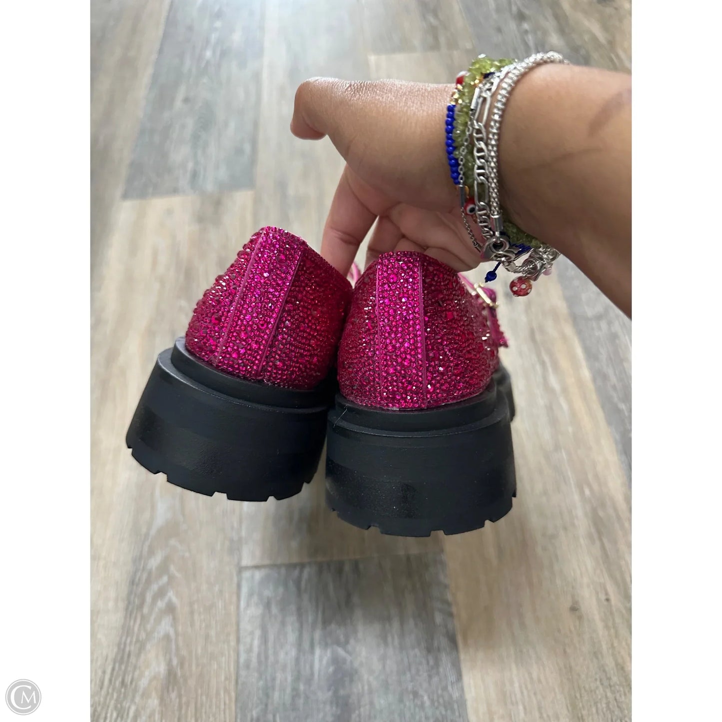 Shoes Heels Platform By Betsey Johnson In Pink, Size: 8