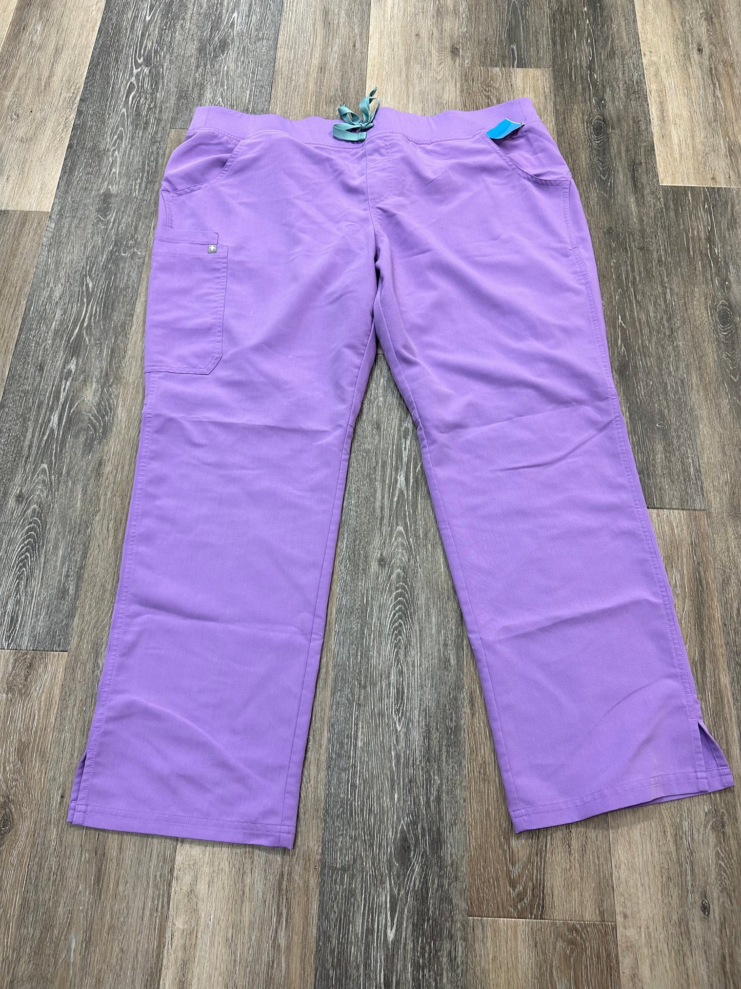Scrub Pants By Figs In Purple, Size: 2x