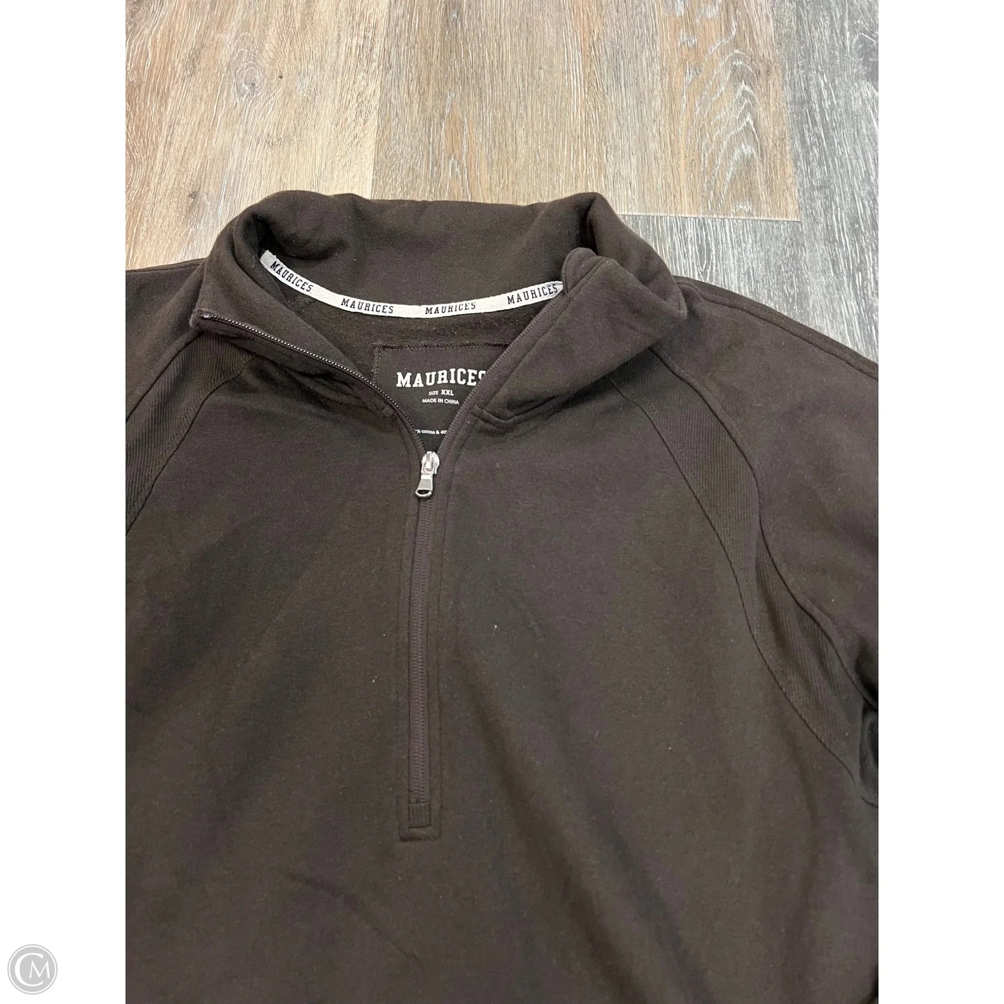 Sweatshirt Collar By Maurices In Brown, Size: Xxl
