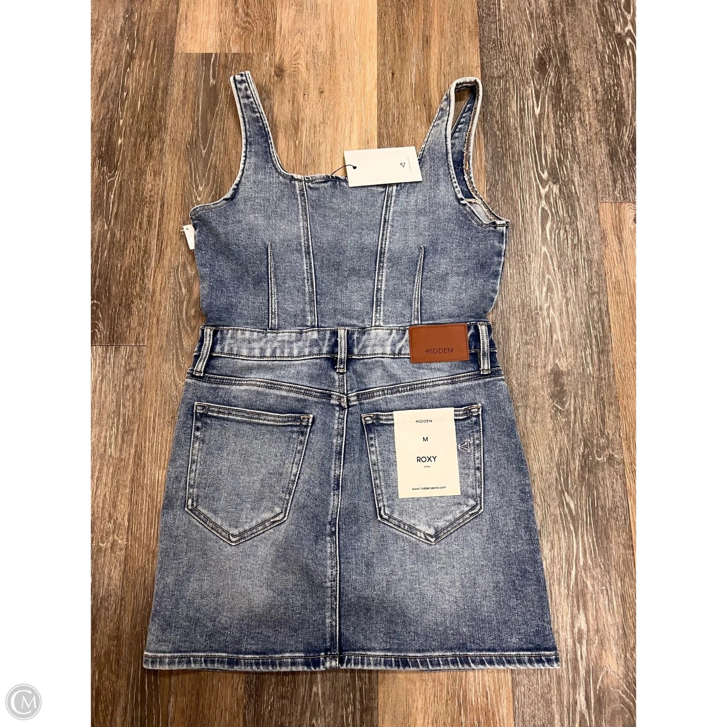 -Dress Casual Midi By Hidden In Blue Denim, Size: M