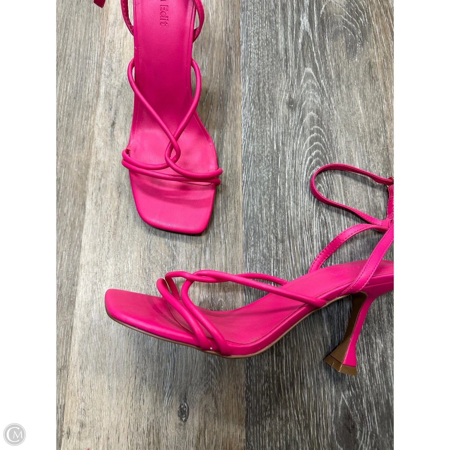 Sandals Heels Kitten By Open Edit In Pink, Size: 8.5