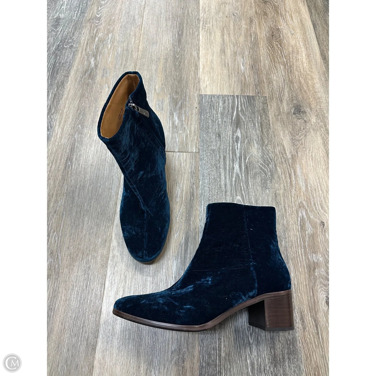 Boots Designer By Patricia Nash In Blue, Size: 8