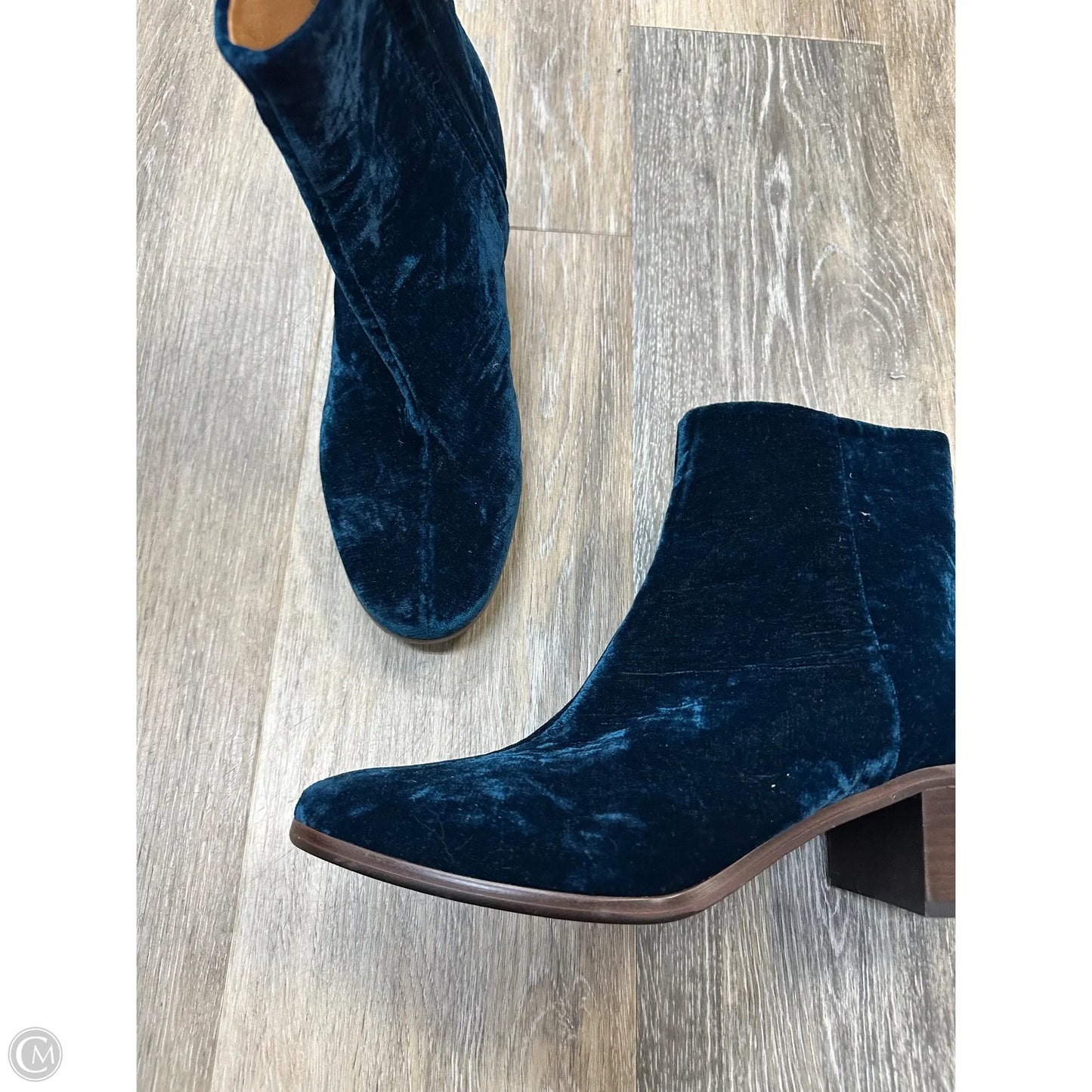 Boots Designer By Patricia Nash In Blue, Size: 8