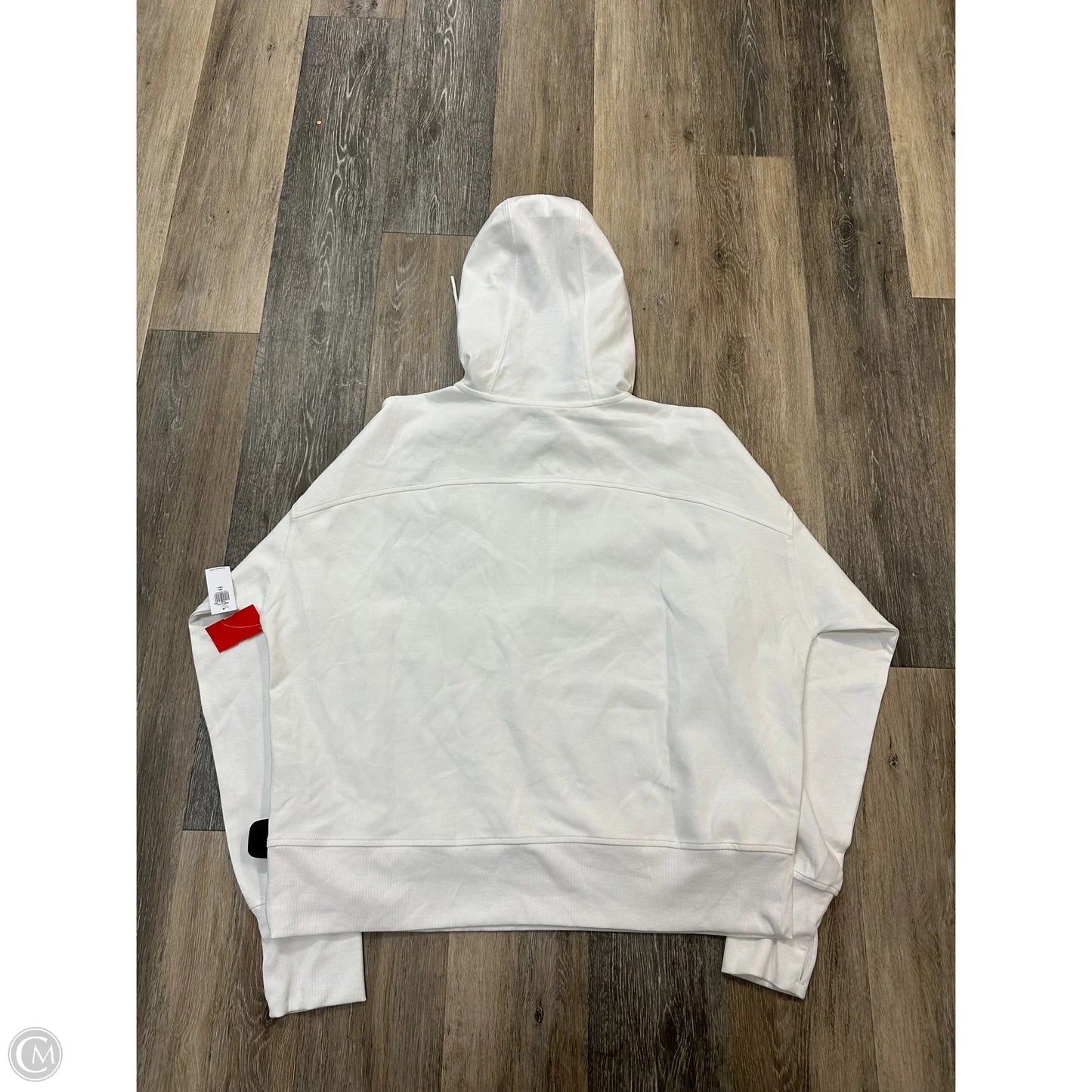 Athletic Sweatshirt Hoodie By Old Navy In White, Size: Xxl