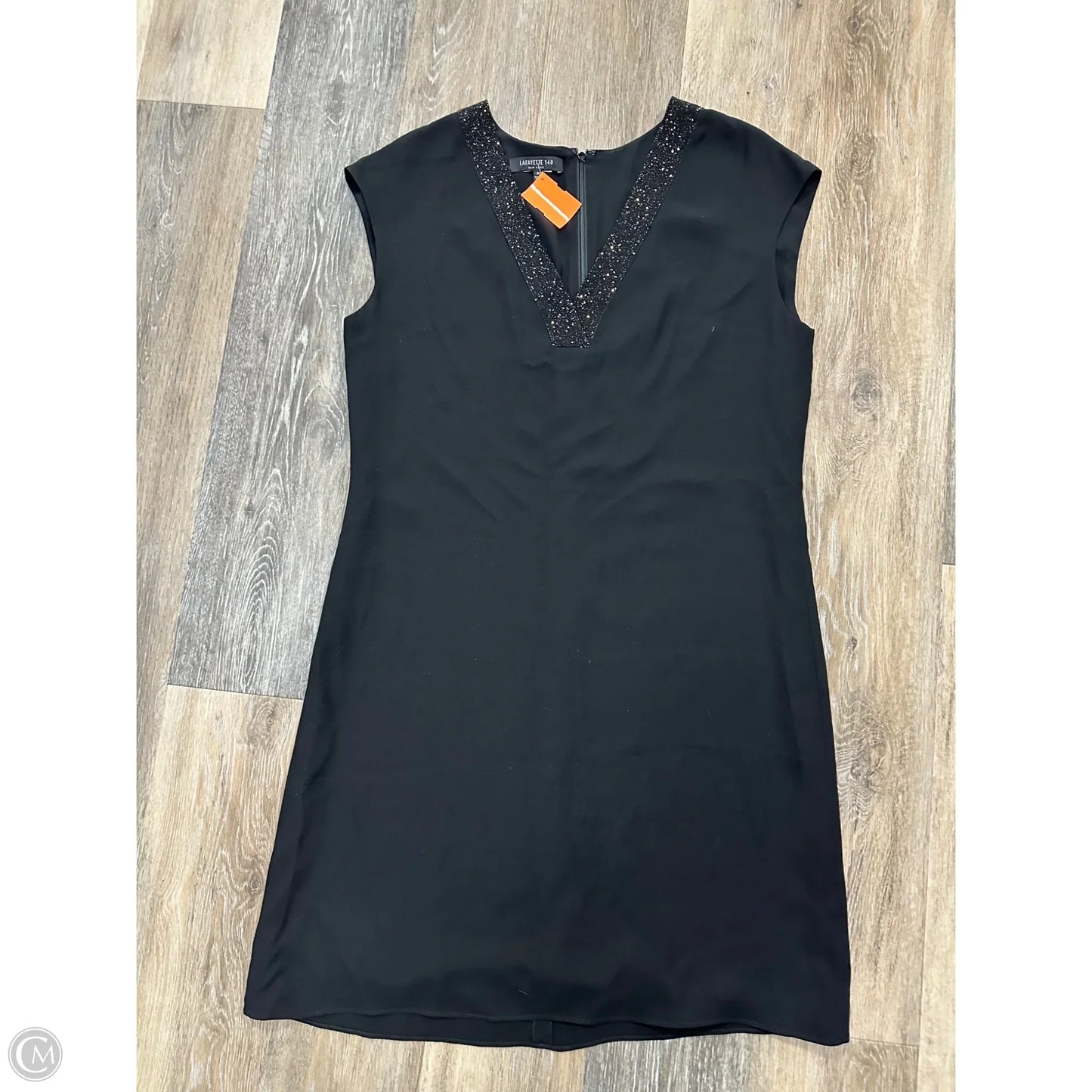Dress Designer By Lafayette 148 In Black, Size: M