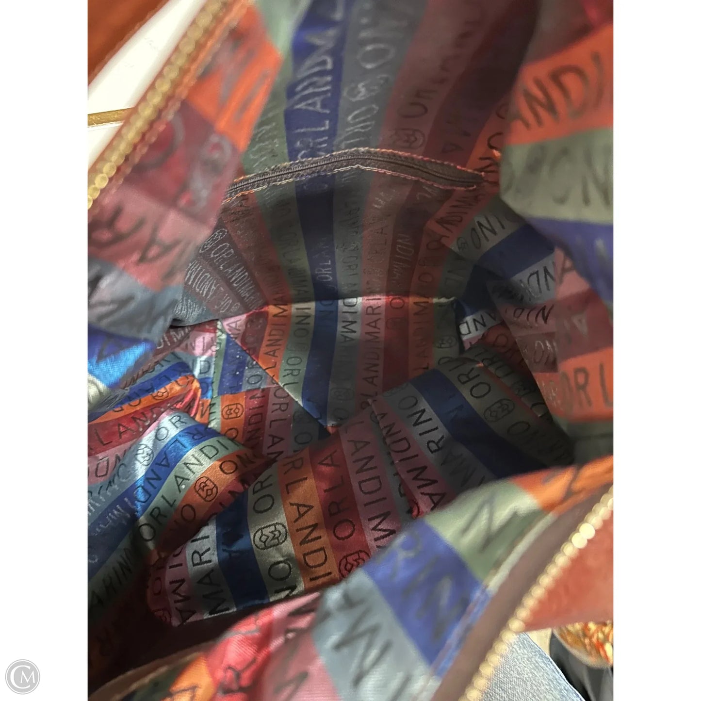 Handbag Leather By Marino Orlandi, Size: Large