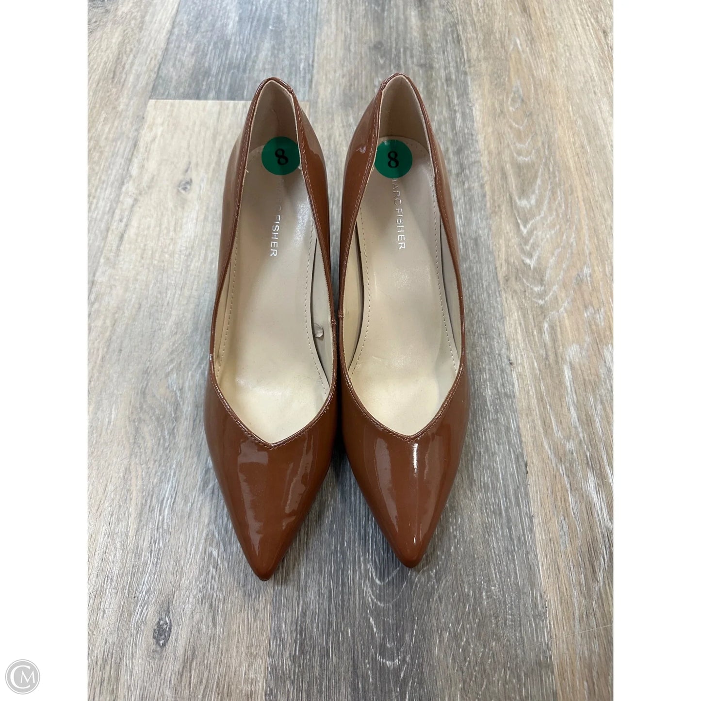 Shoes Heels Block By Marc Fisher In Brown, Size: 8