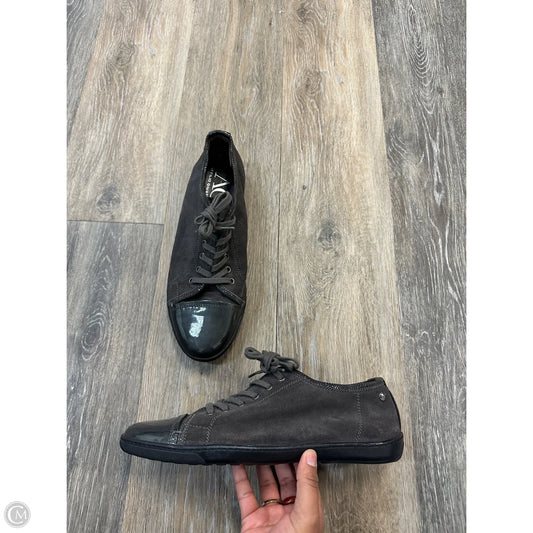 Shoes Sneakers By Agl In Grey, Size: 9