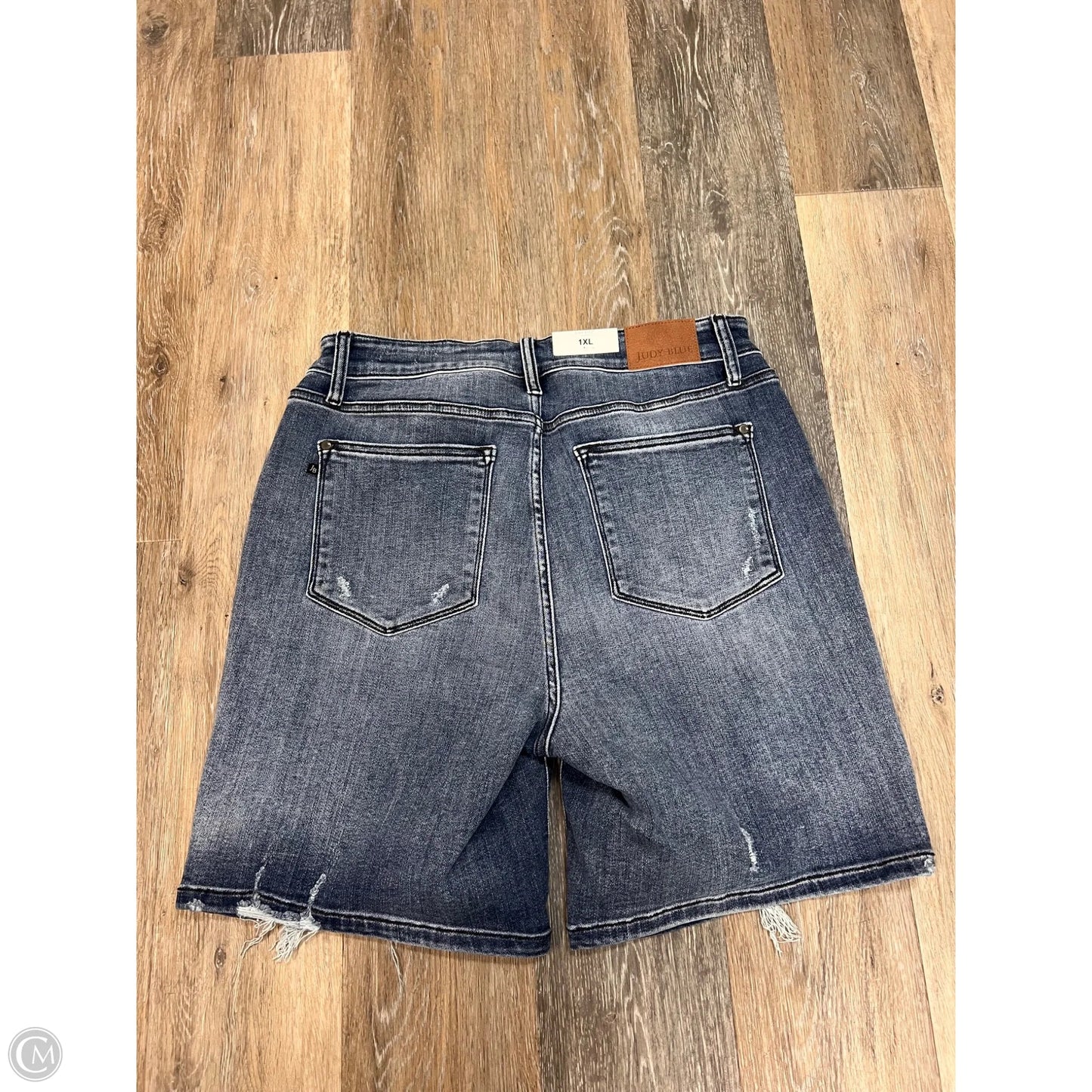 Shorts By Judy Blue In Blue Denim, Size: 1x