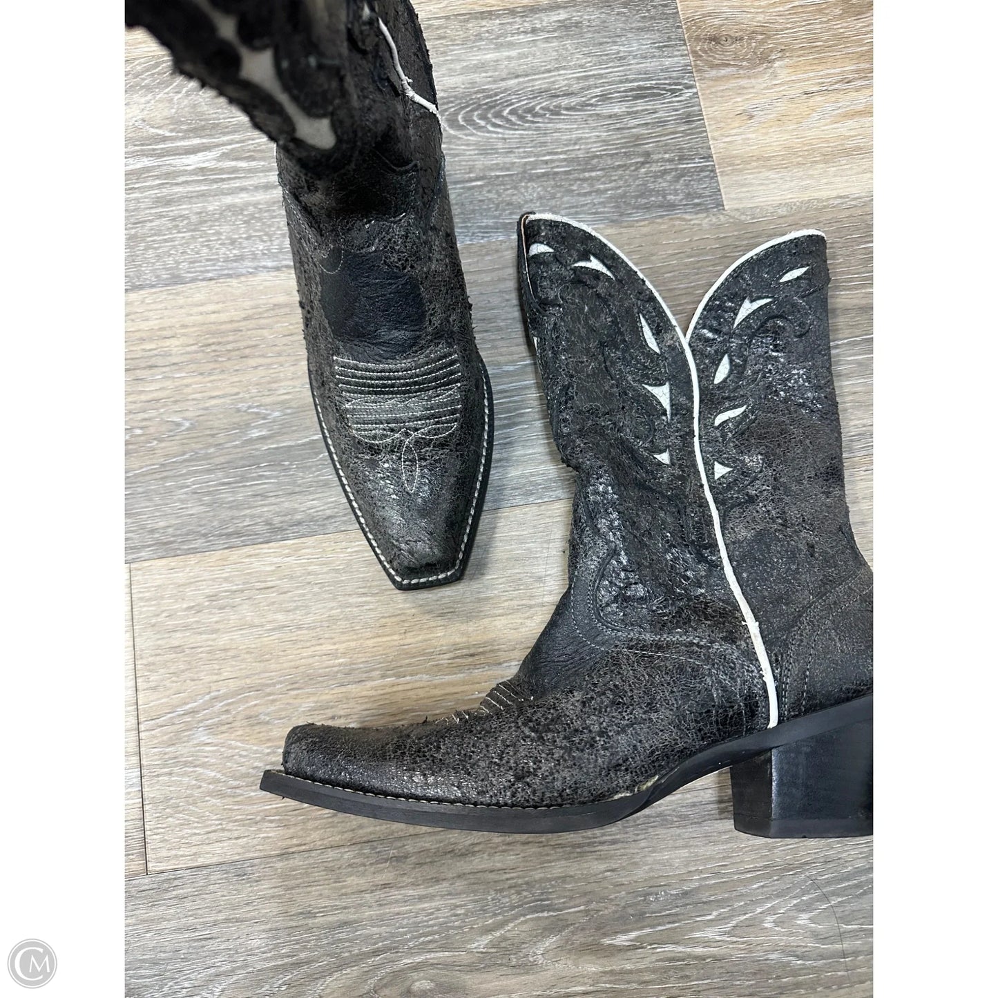 Boots Western By Ariat In Black, Size: 7.5