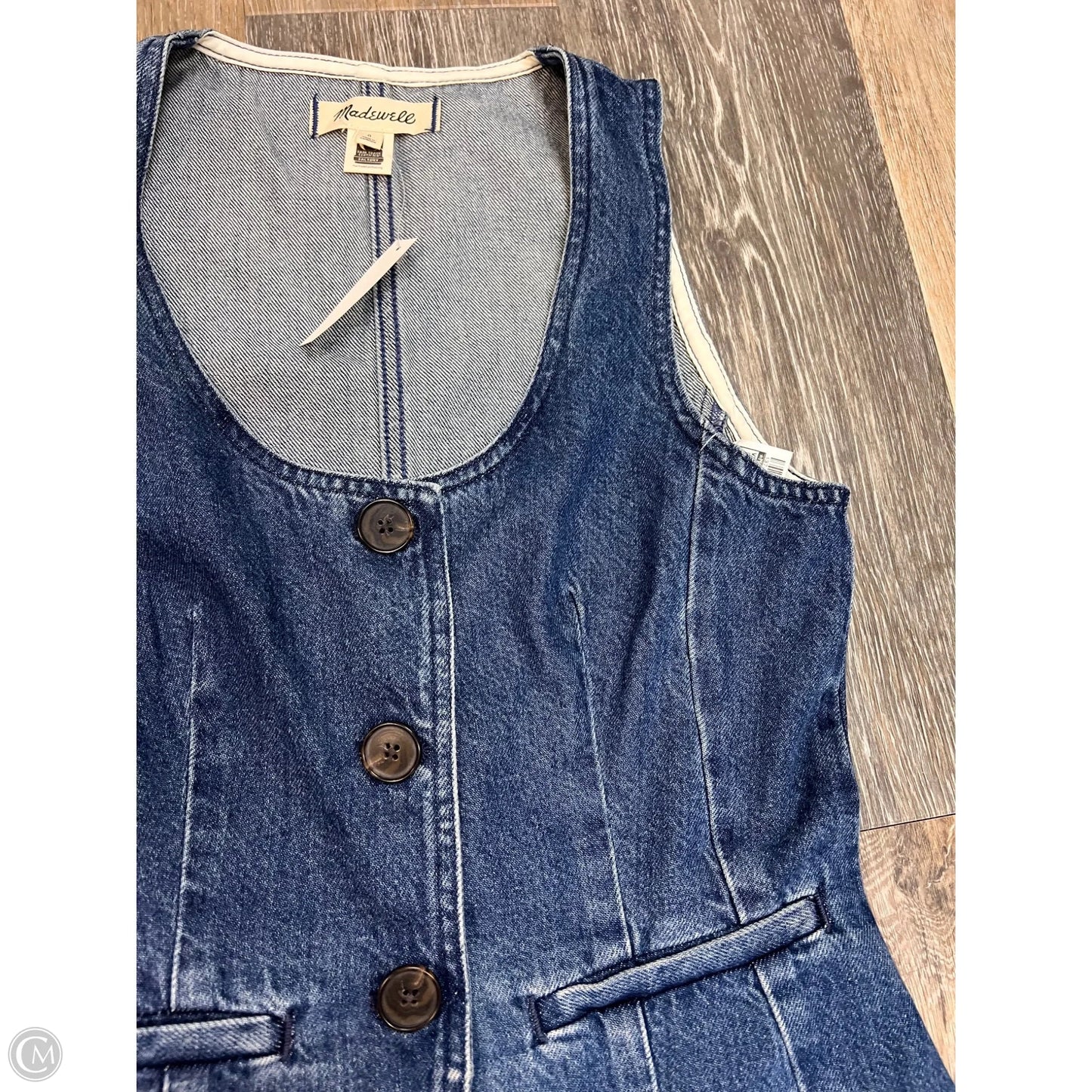 Vest Other By Madewell In Blue Denim, Size: 0