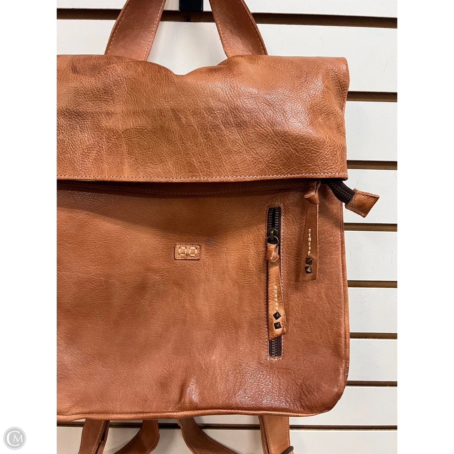 Backpack Leather By Bed Stu, Size: Large