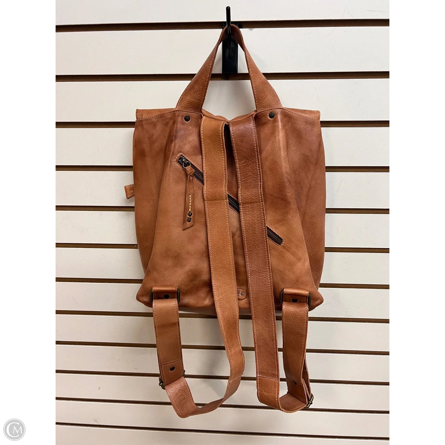 Backpack Leather By Bed Stu, Size: Large