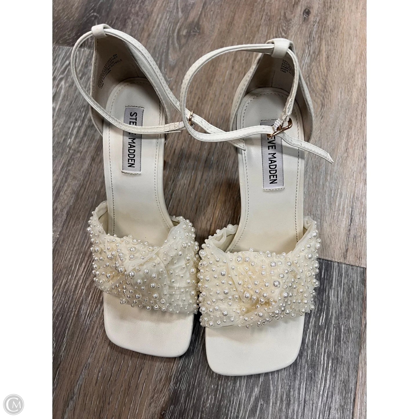Shoes Heels Stiletto By Steve Madden In Cream, Size: 8