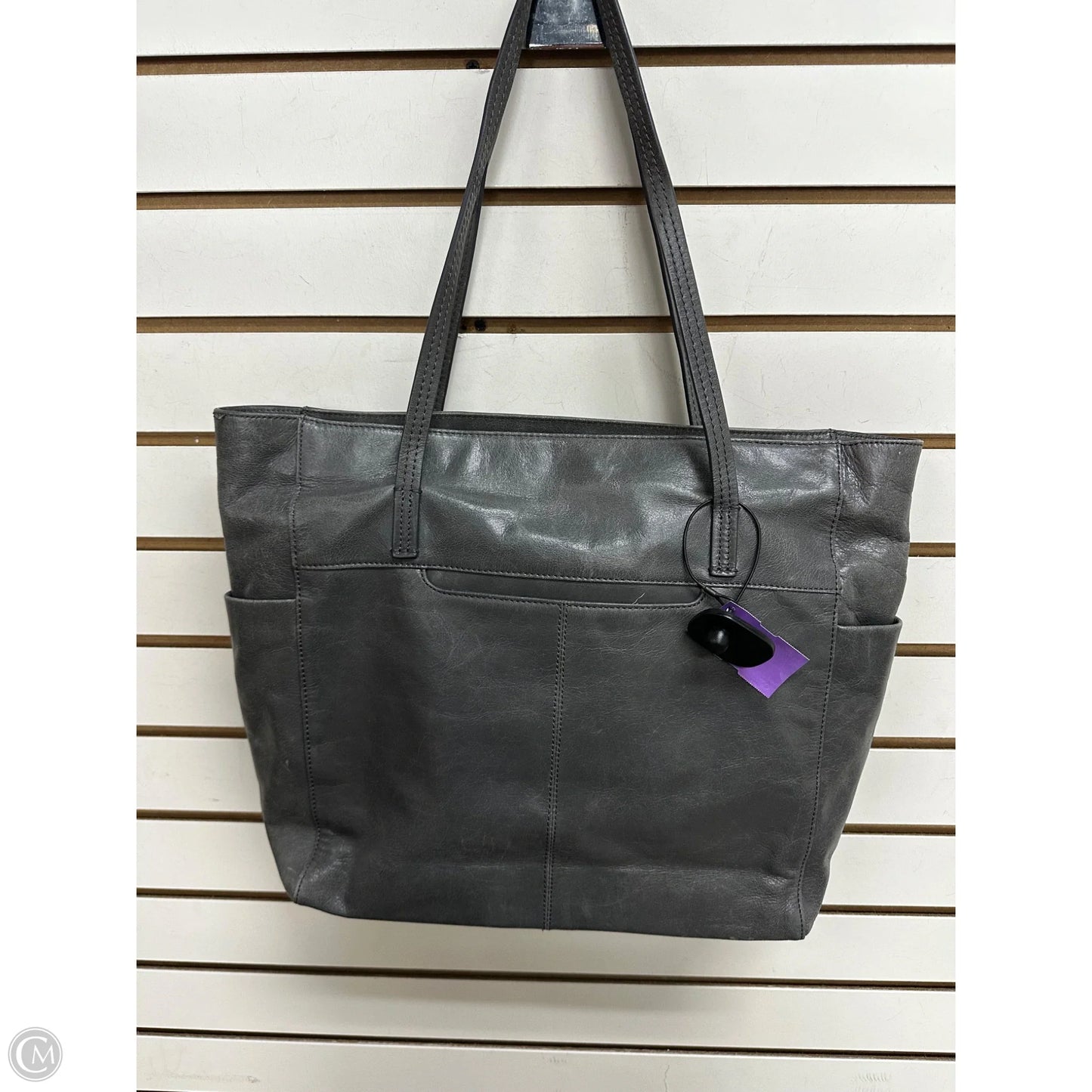 Handbag Leather By Hobo Intl, Size: Large