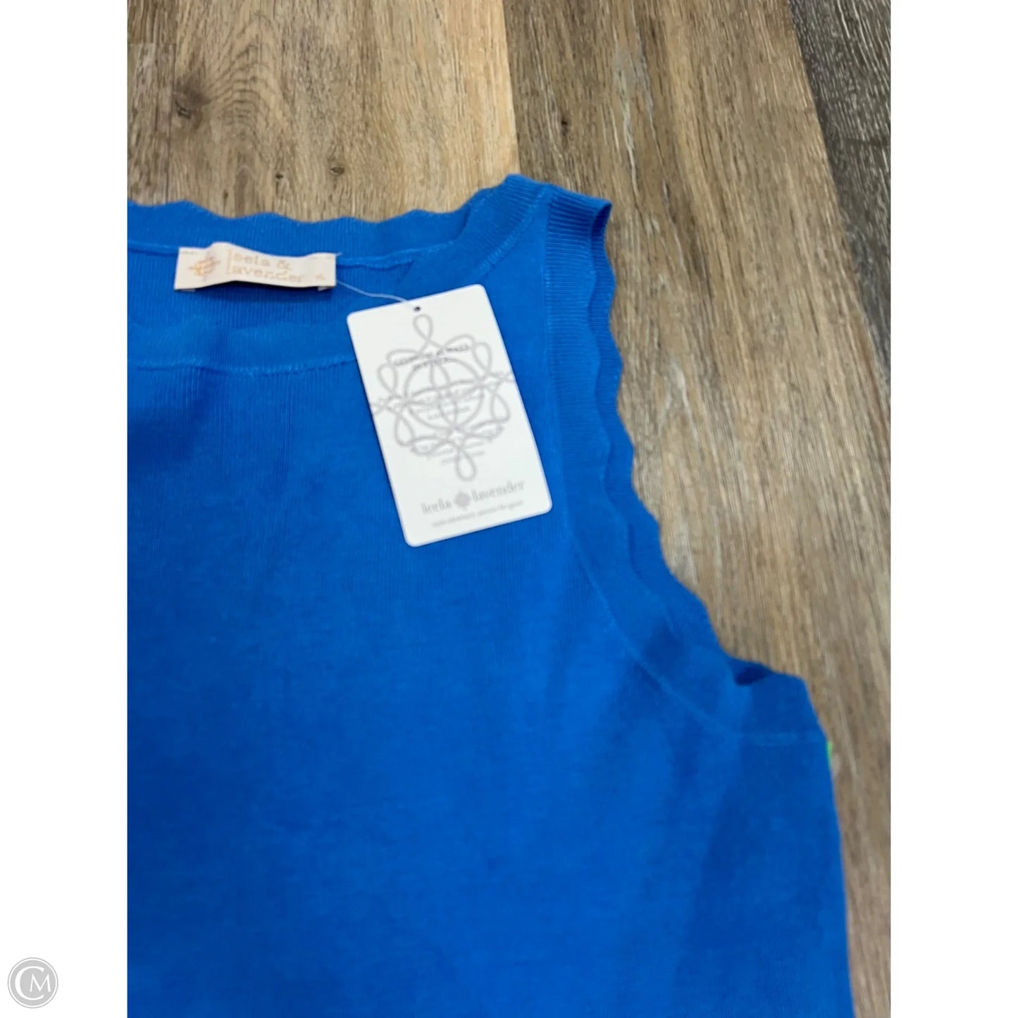 Top Sleeveless By Leela & Lavender In Blue, Size: Xl