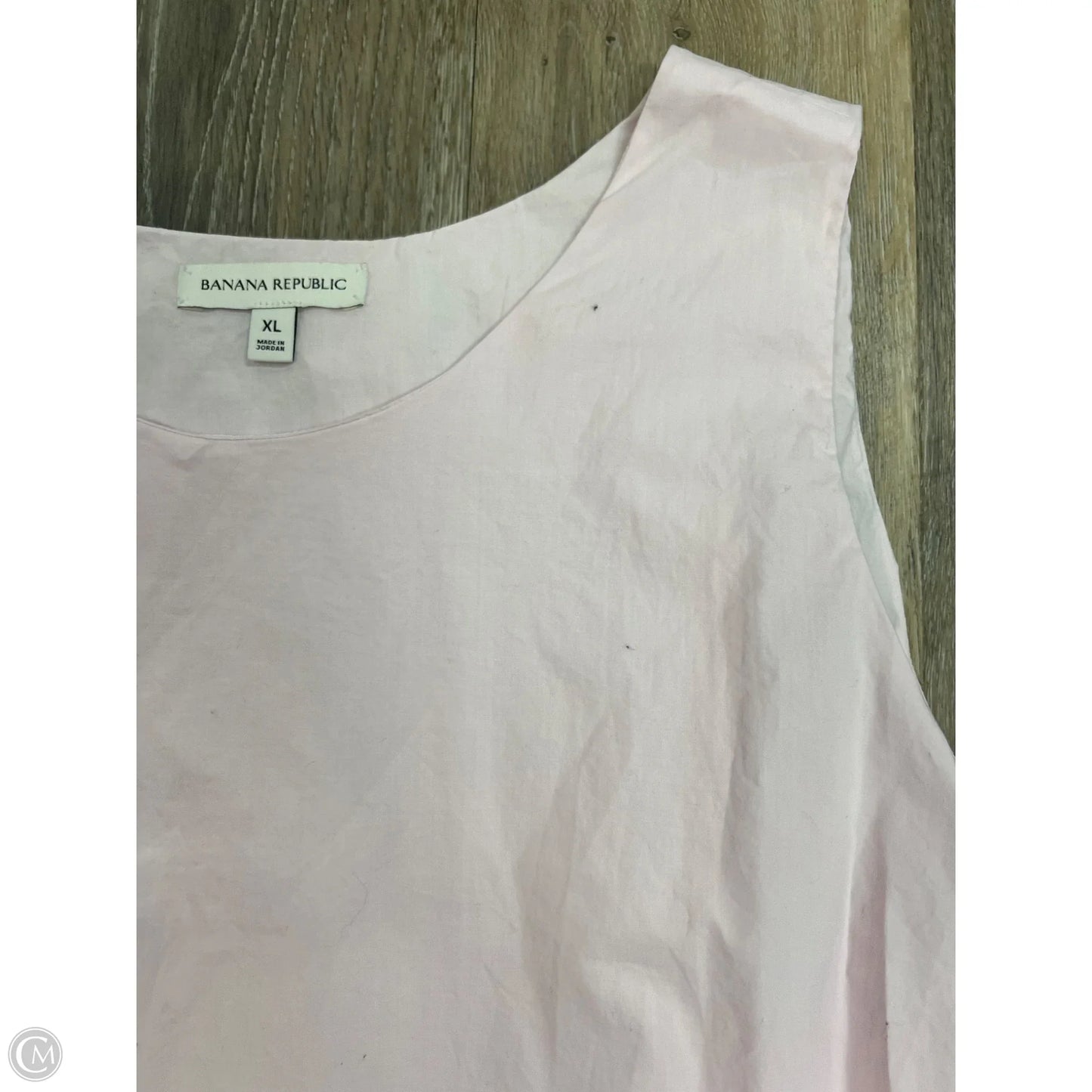 Top Sleeveless By Banana Republic In Pink, Size: Xl