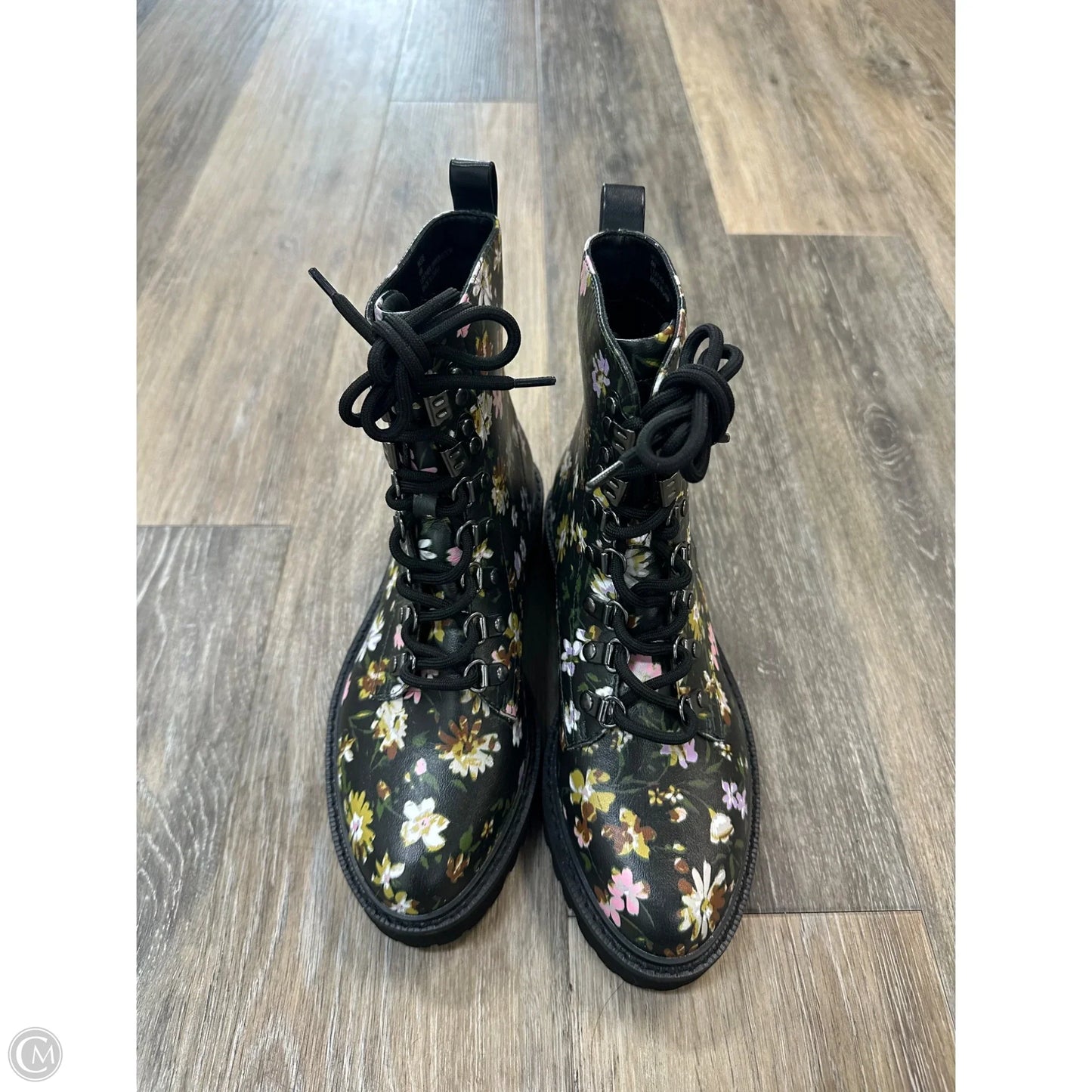 Boots Ankle Heels By Sanctuary In Floral Print, Size: 6