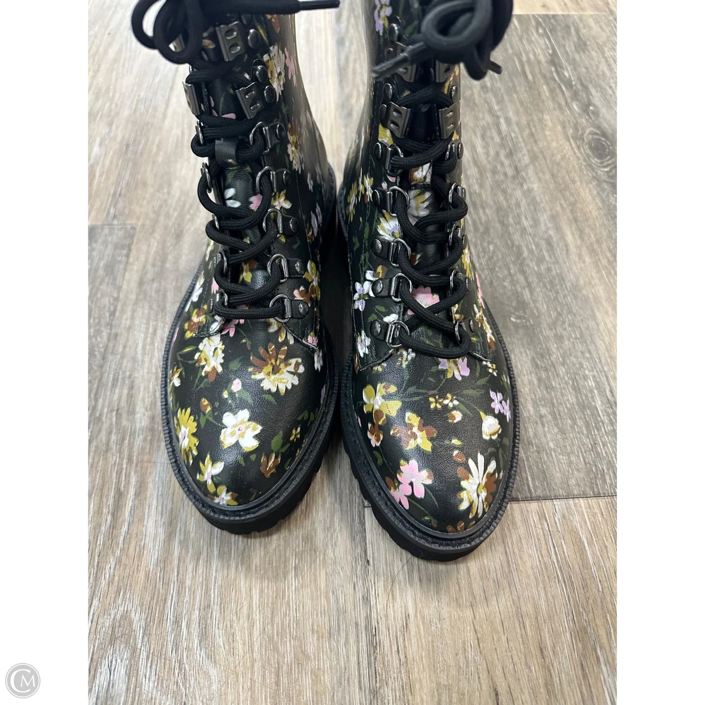 Boots Ankle Heels By Sanctuary In Floral Print, Size: 6