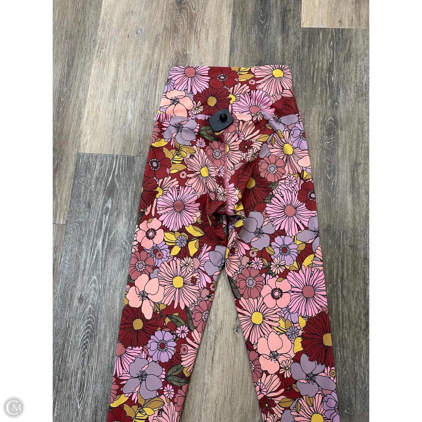 Athletic Leggings By Beach Riot In Floral Print, Size: S