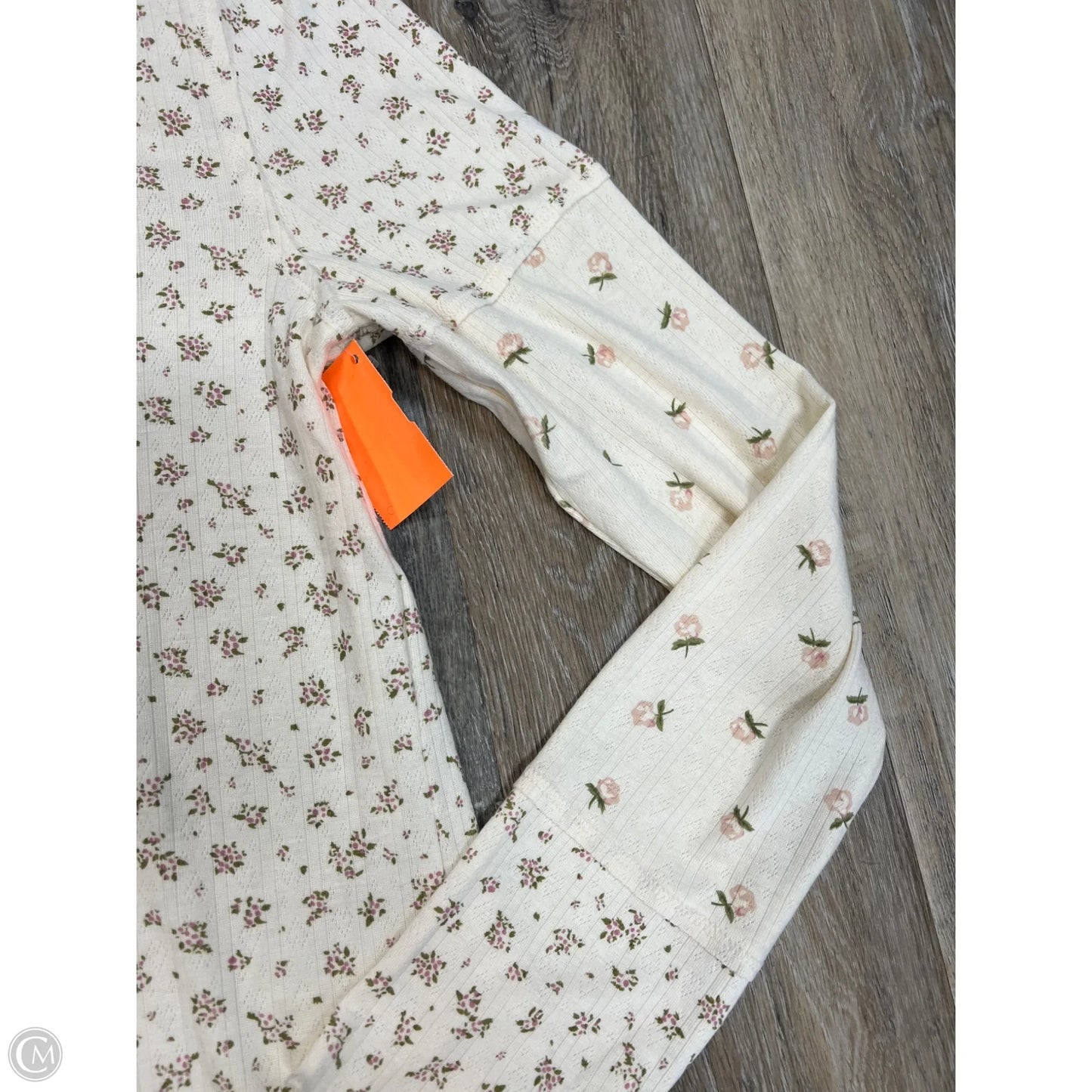 Top Long Sleeve By New In In Floral Print, Size: L