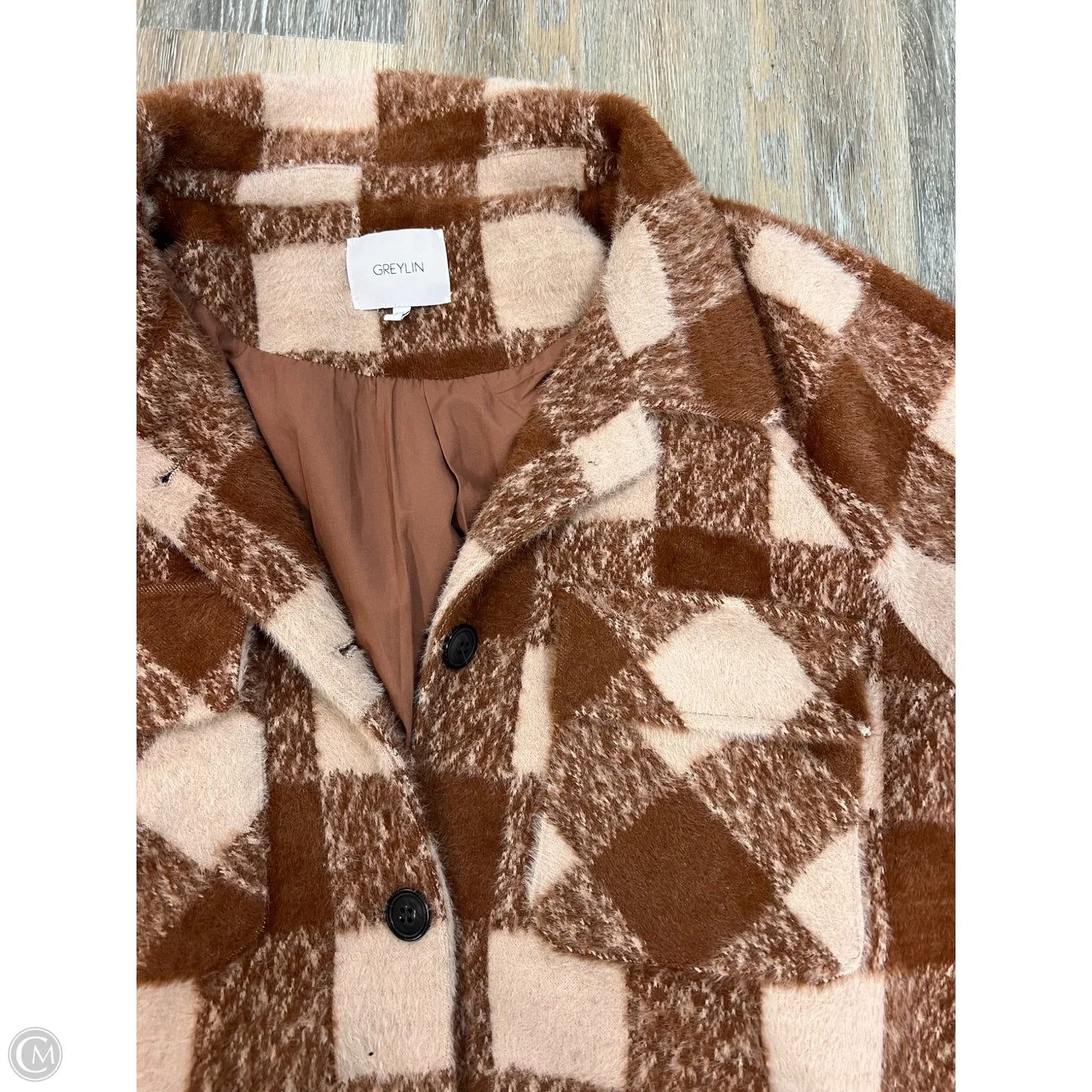 Jacket Other By Greylin In Brown, Size: 3x