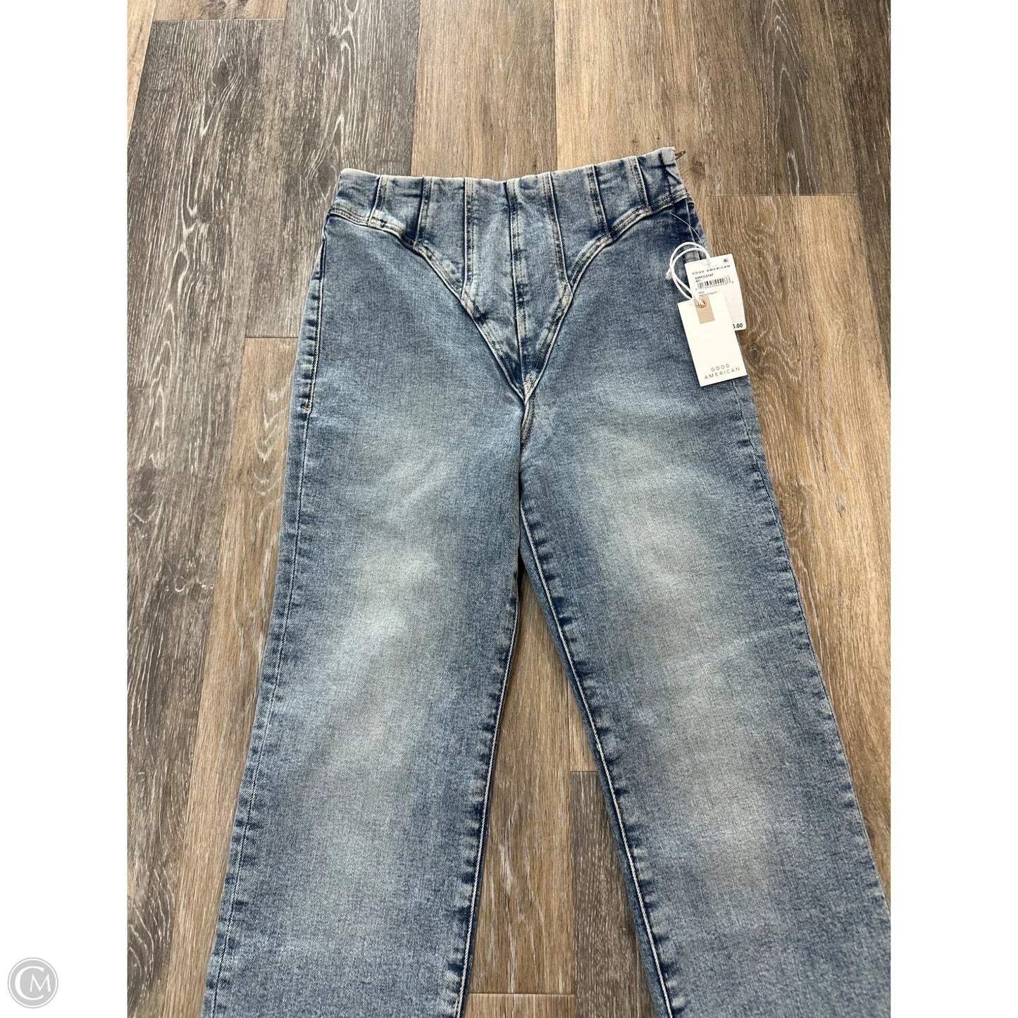 Jeans Straight By Good American In Blue Denim, Size: 8/29
