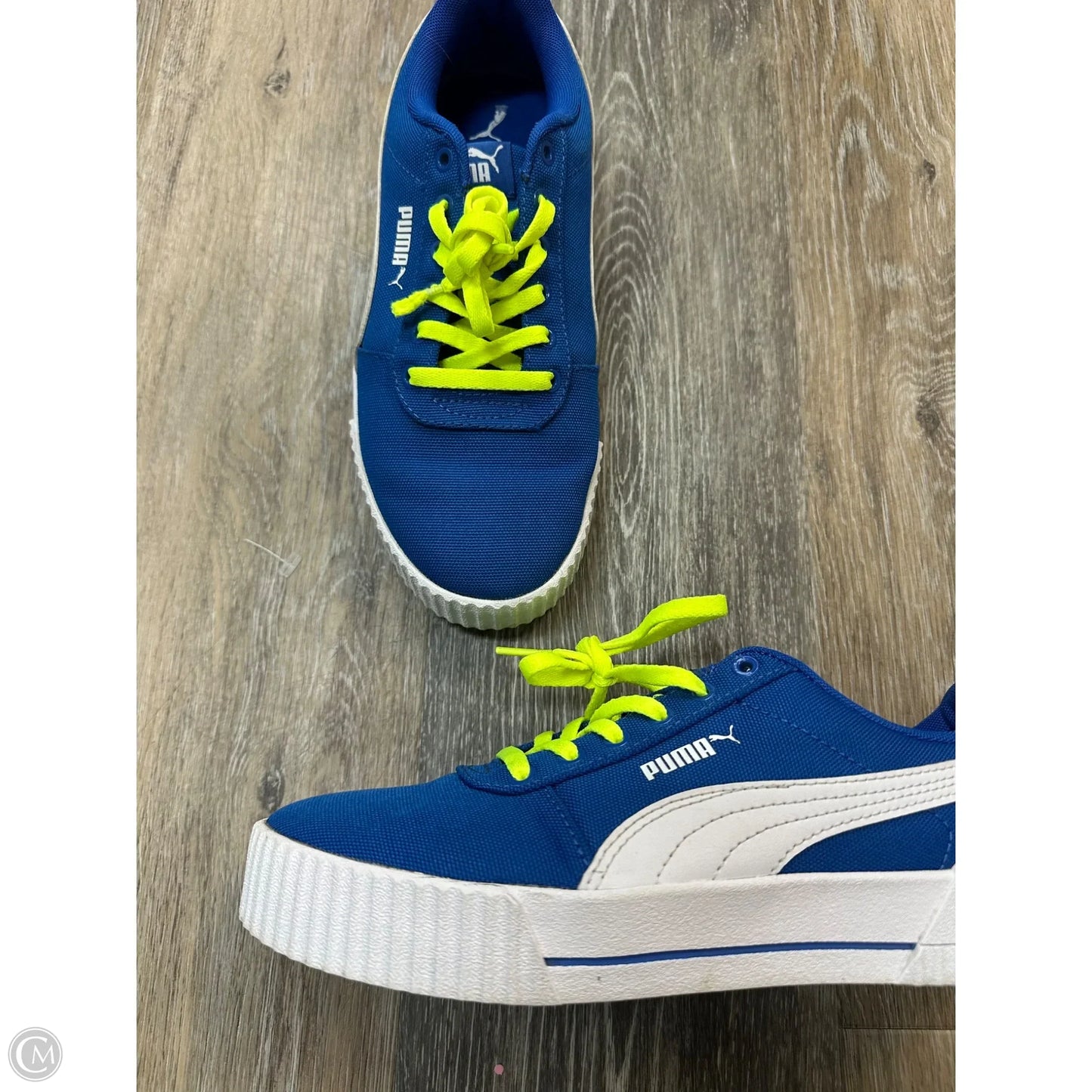 Shoes Athletic By Puma In Blue, Size: 7