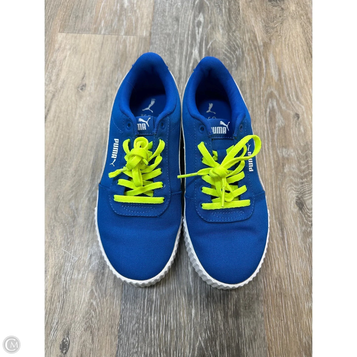 Shoes Athletic By Puma In Blue, Size: 7
