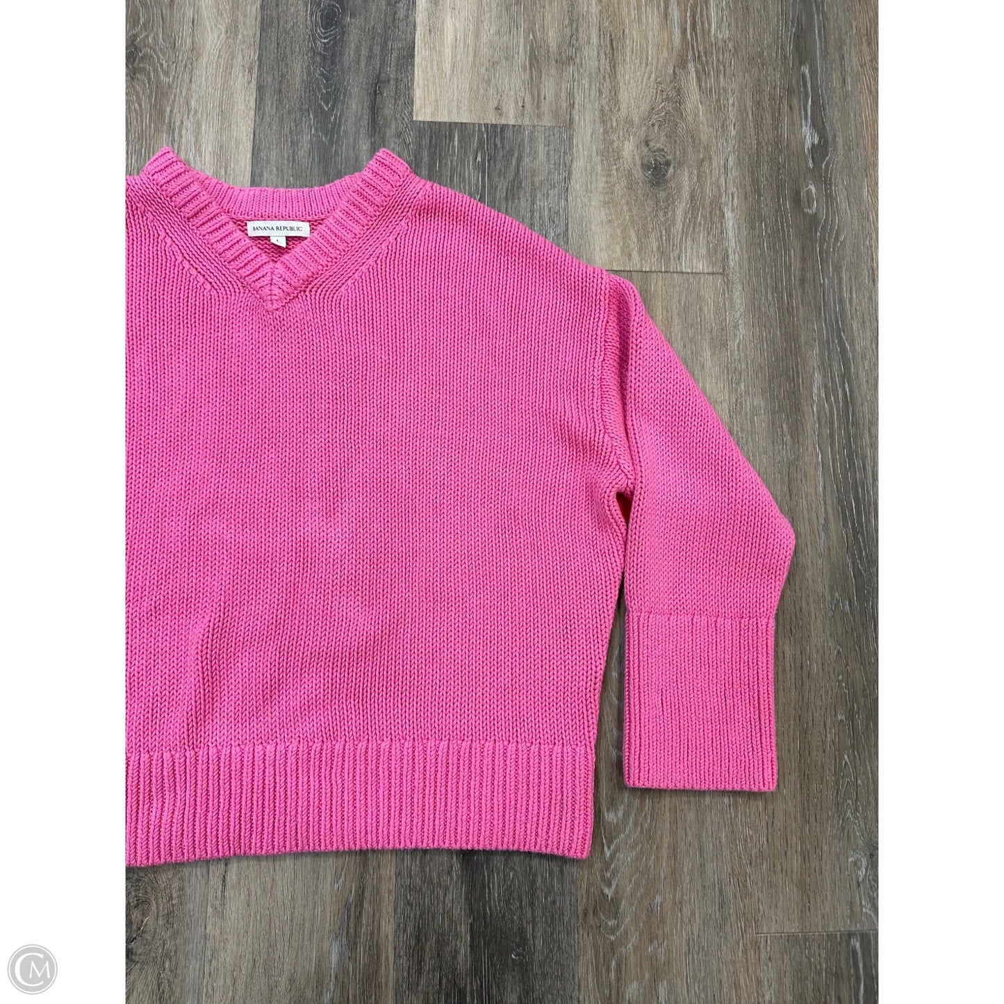 Sweater By Banana Republic In Pink, Size: L