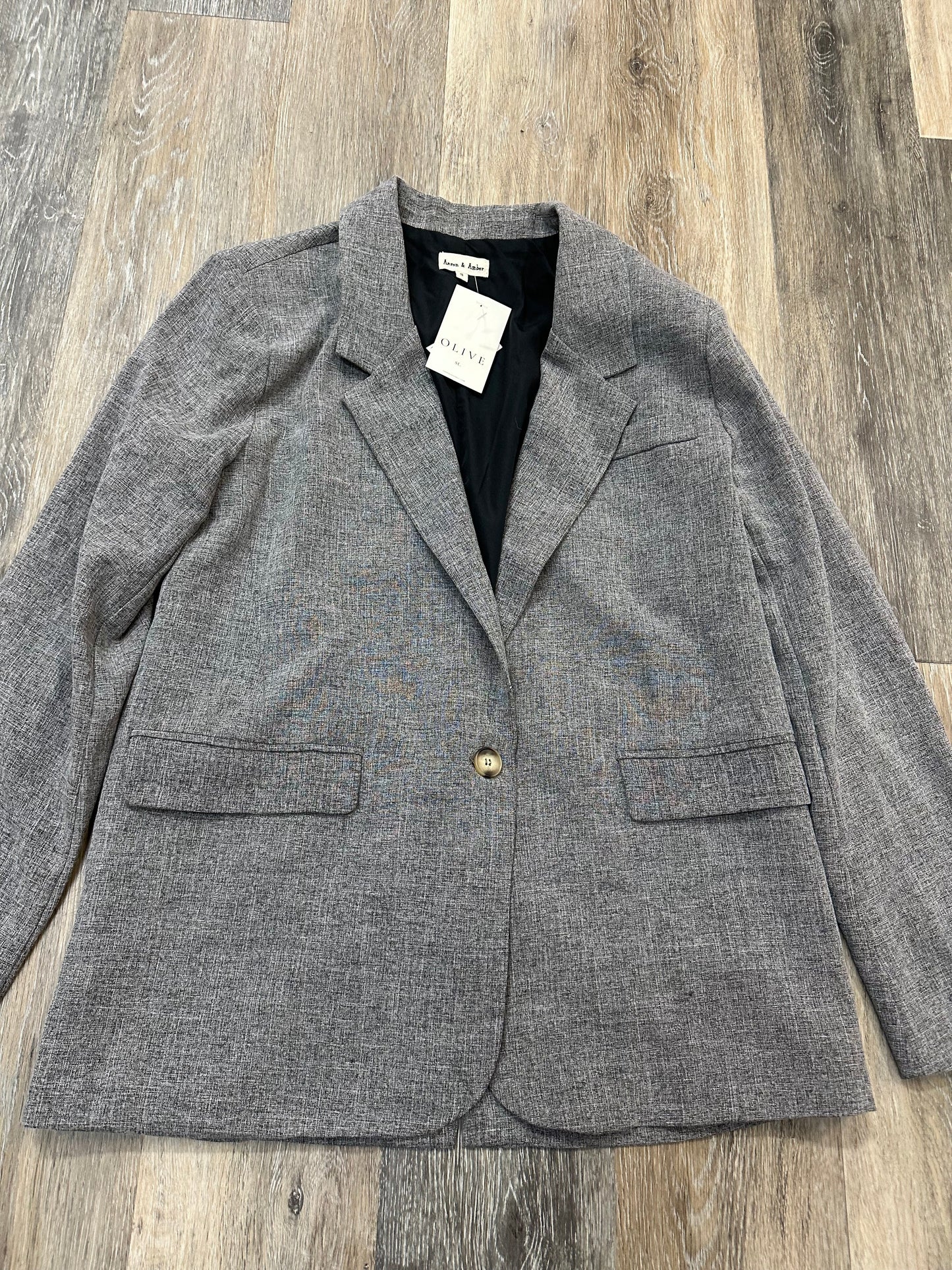 Blazer By Aaron and Amber In Grey, Size: S