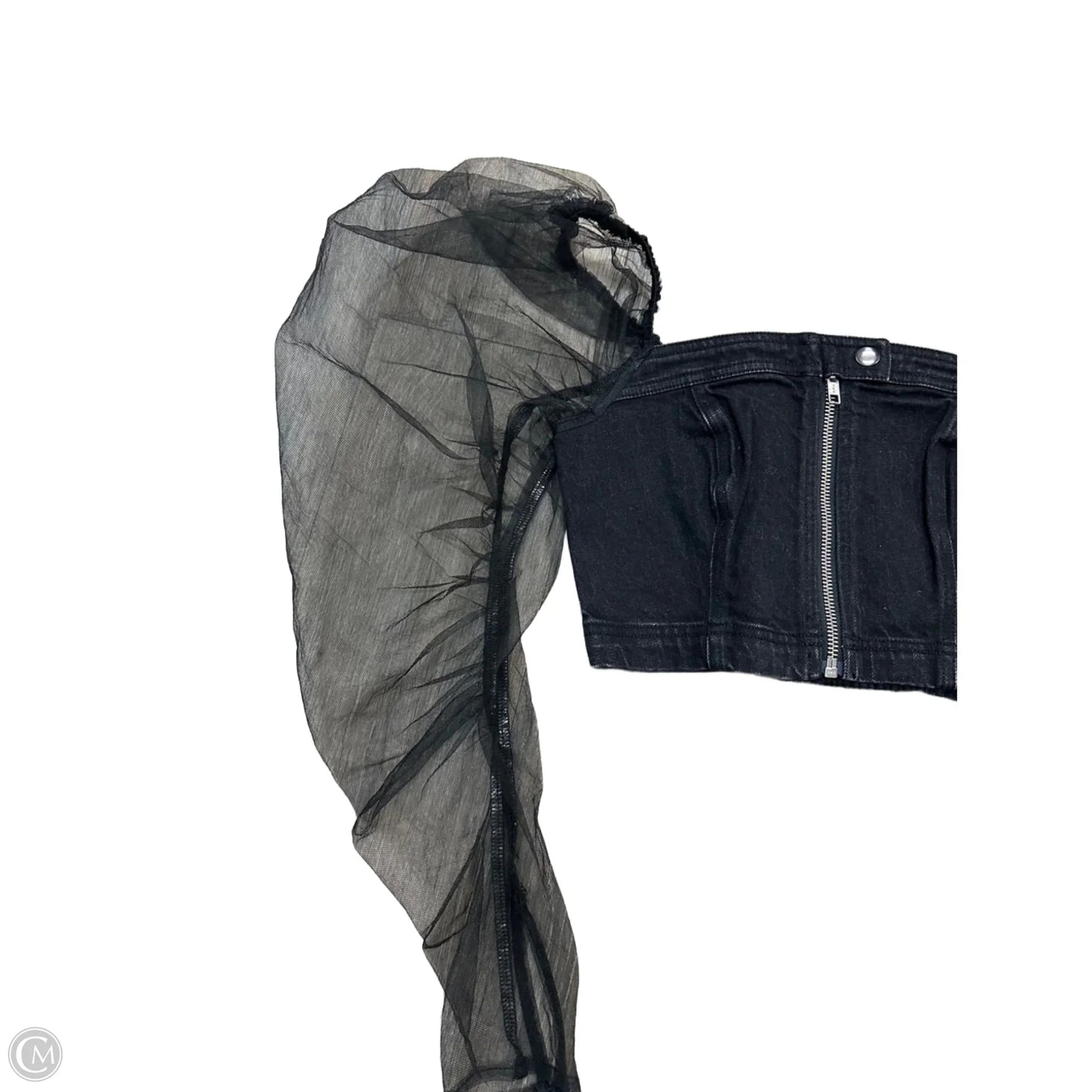 Blouse Long Sleeve By Pilcro In Black, Size: Xxs