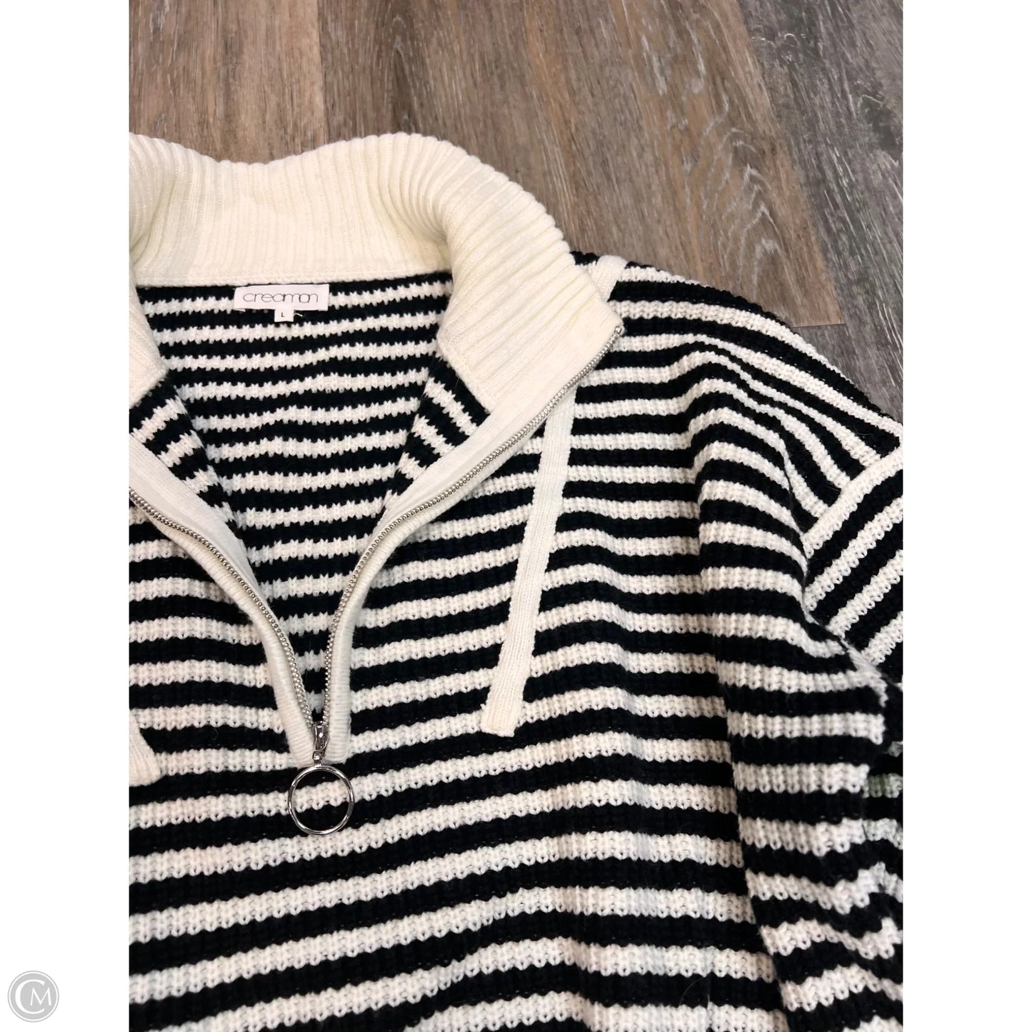 -Sweater By Creamon In Black, Size: L