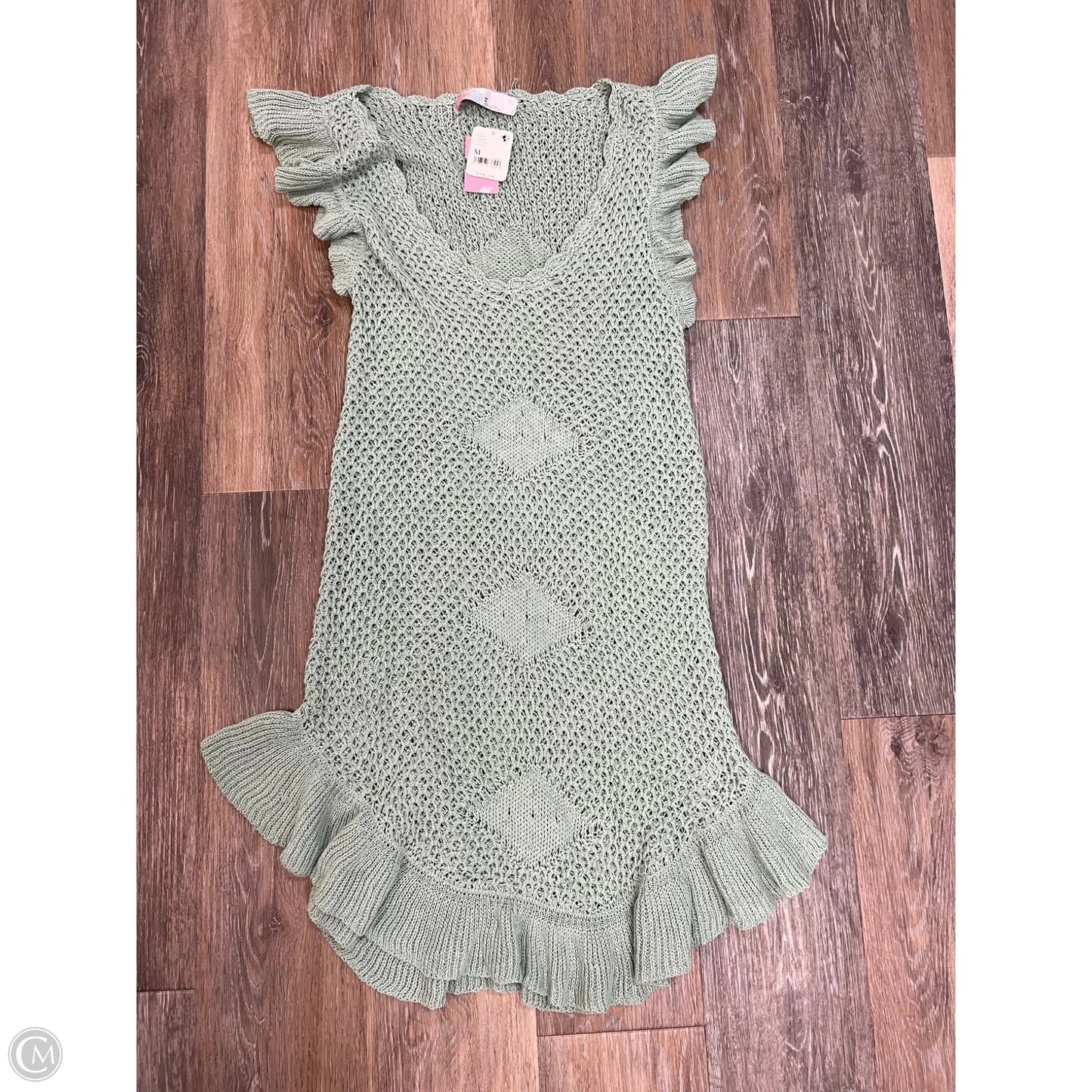 Dress Casual Midi By Free People In Green, Size: M